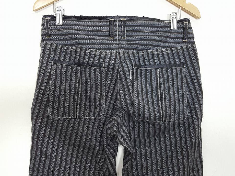 Japanese Brand Monsieur Nicole Vertical Striped Pant Size US 30 / EU 46 - 4 Thumbnail