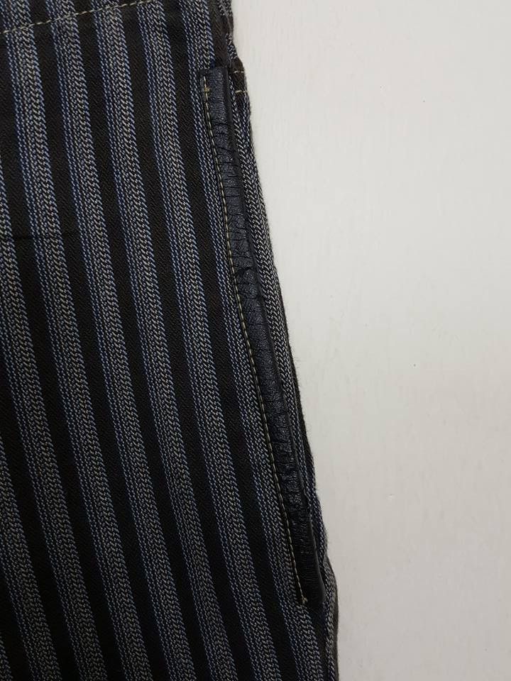 Japanese Brand Monsieur Nicole Vertical Striped Pant Size US 30 / EU 46 - 13 Thumbnail