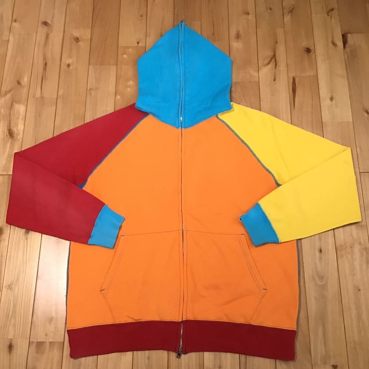 Bape BAPE crazy color full zip hoodie Size US XL / EU 56 / 4 - 2 Thumbnail