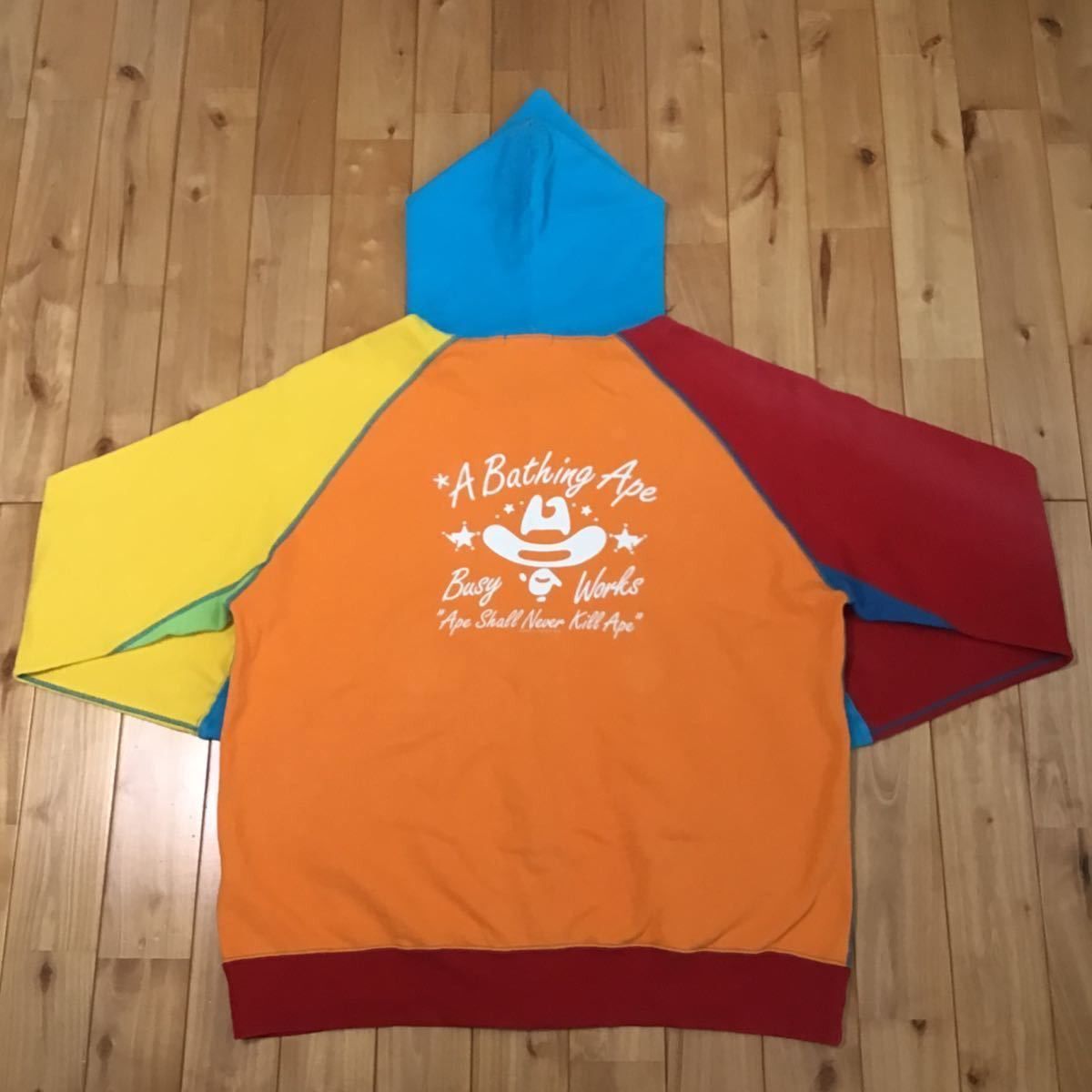 Bape BAPE crazy color full zip hoodie Size US XL / EU 56 / 4 - 3 Thumbnail