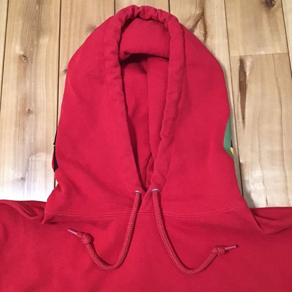 Bape BAPE Shark side zip hoodie red a bathing ape Size US M / EU 48-50 / 2 - 6 Thumbnail