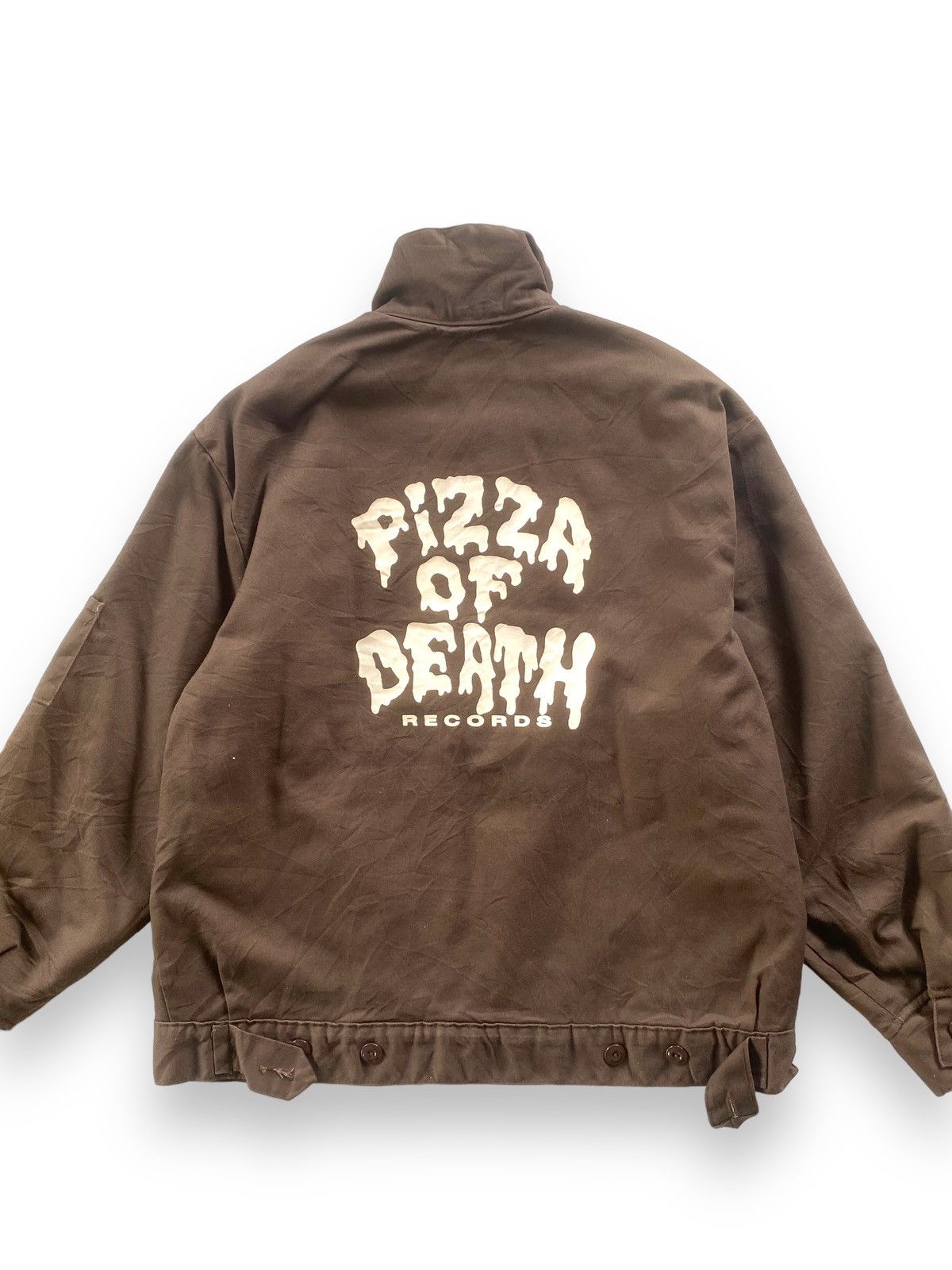 pizza of death ディッキーズ ワークジャケット グレー Lサイズ PIZZA OF DEATH RECORDS × DICKIES ジャケット