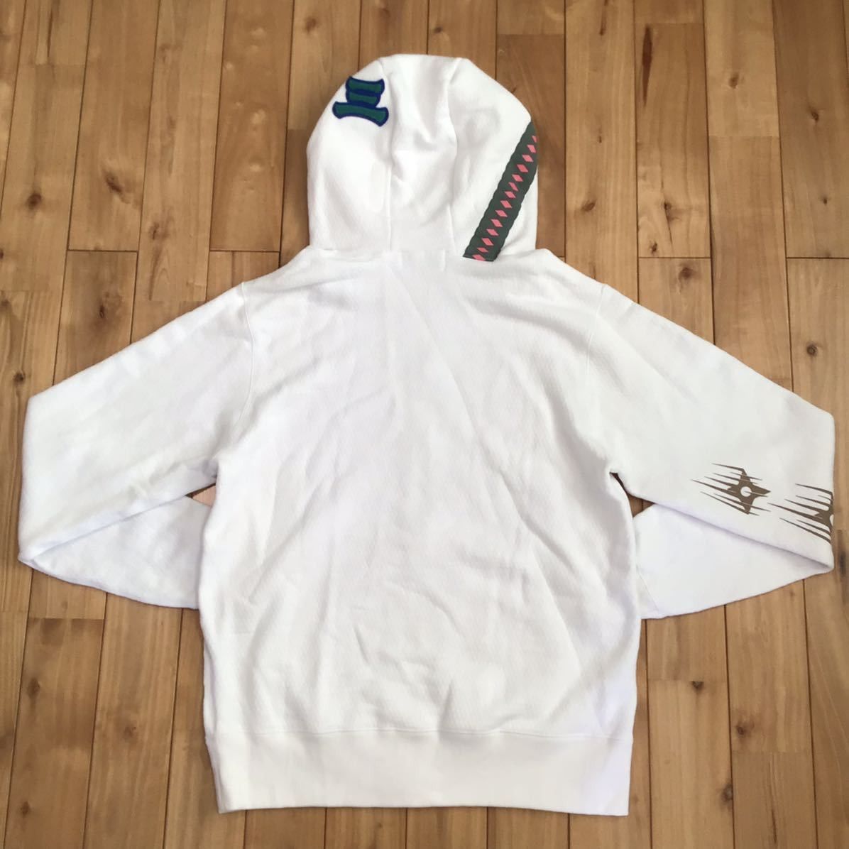 Bape BAPE NINJA ZIP HOODIE White a bathing ape Size US L / EU 52-54 / 3 - 7 Thumbnail