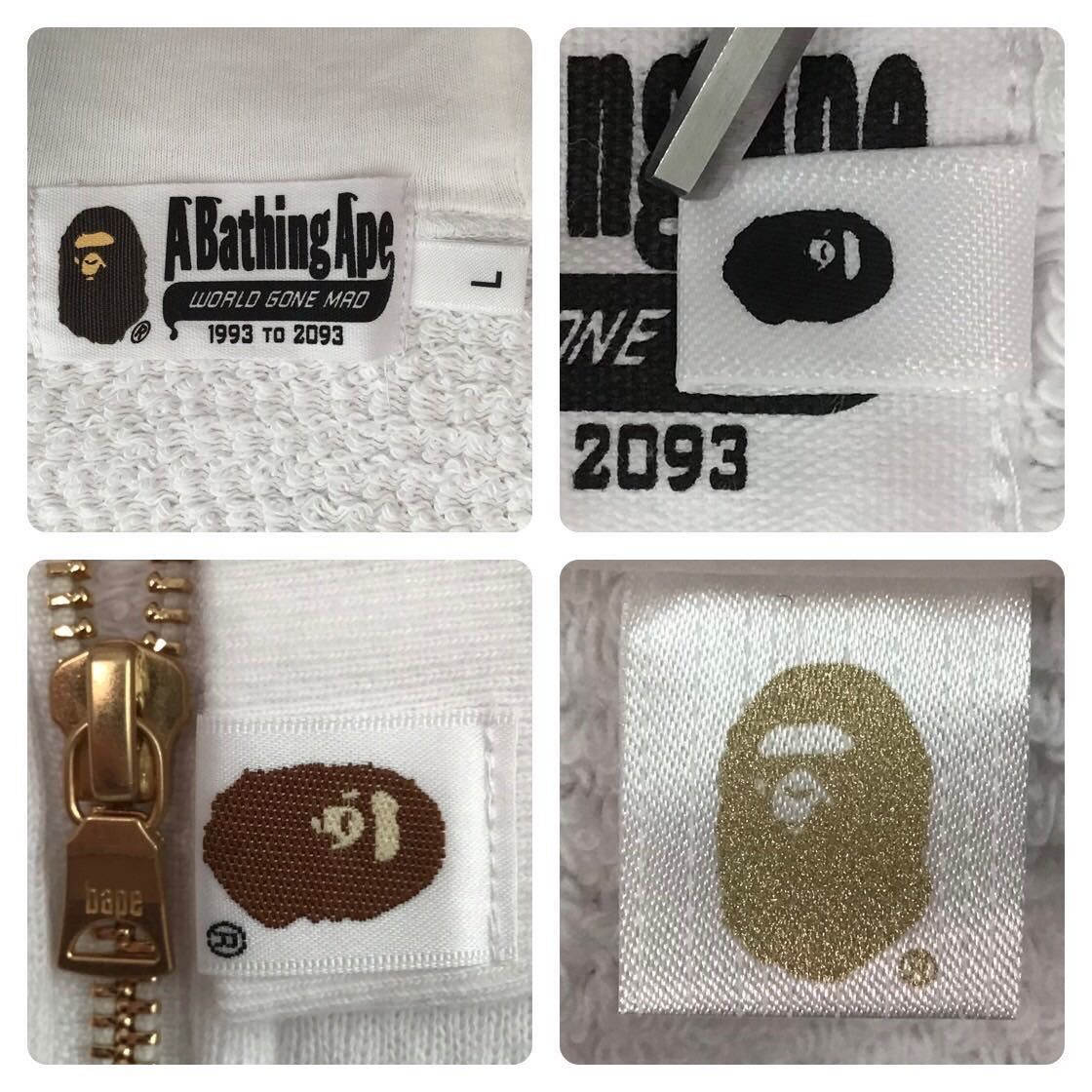 Bape BAPE NINJA ZIP HOODIE White a bathing ape Size US L / EU 52-54 / 3 - 9 Thumbnail