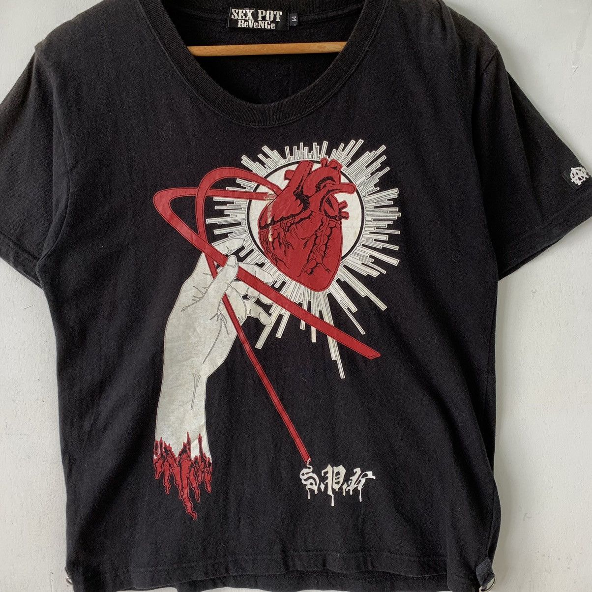 Japanese Brand Sex Pot Revenge Punk Spirit Tshirt *SIZE FIT M-S Size US M / EU 48-50 / 2 - 2 Thumbnail