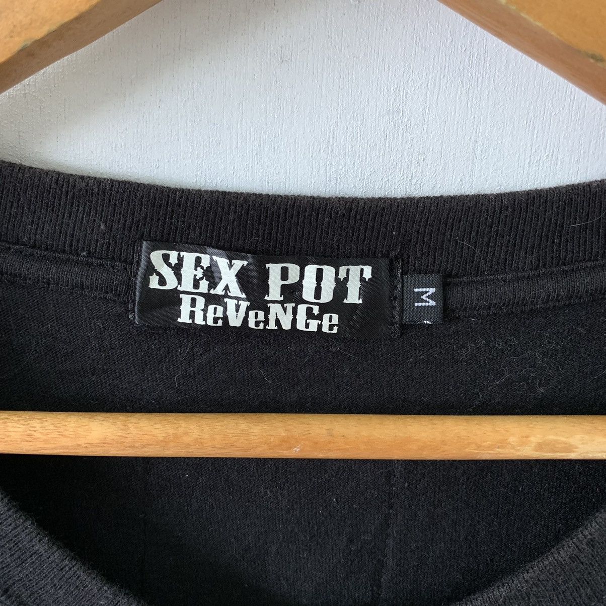 Japanese Brand Sex Pot Revenge Punk Spirit Tshirt *SIZE FIT M-S Size US M / EU 48-50 / 2 - 3 Thumbnail