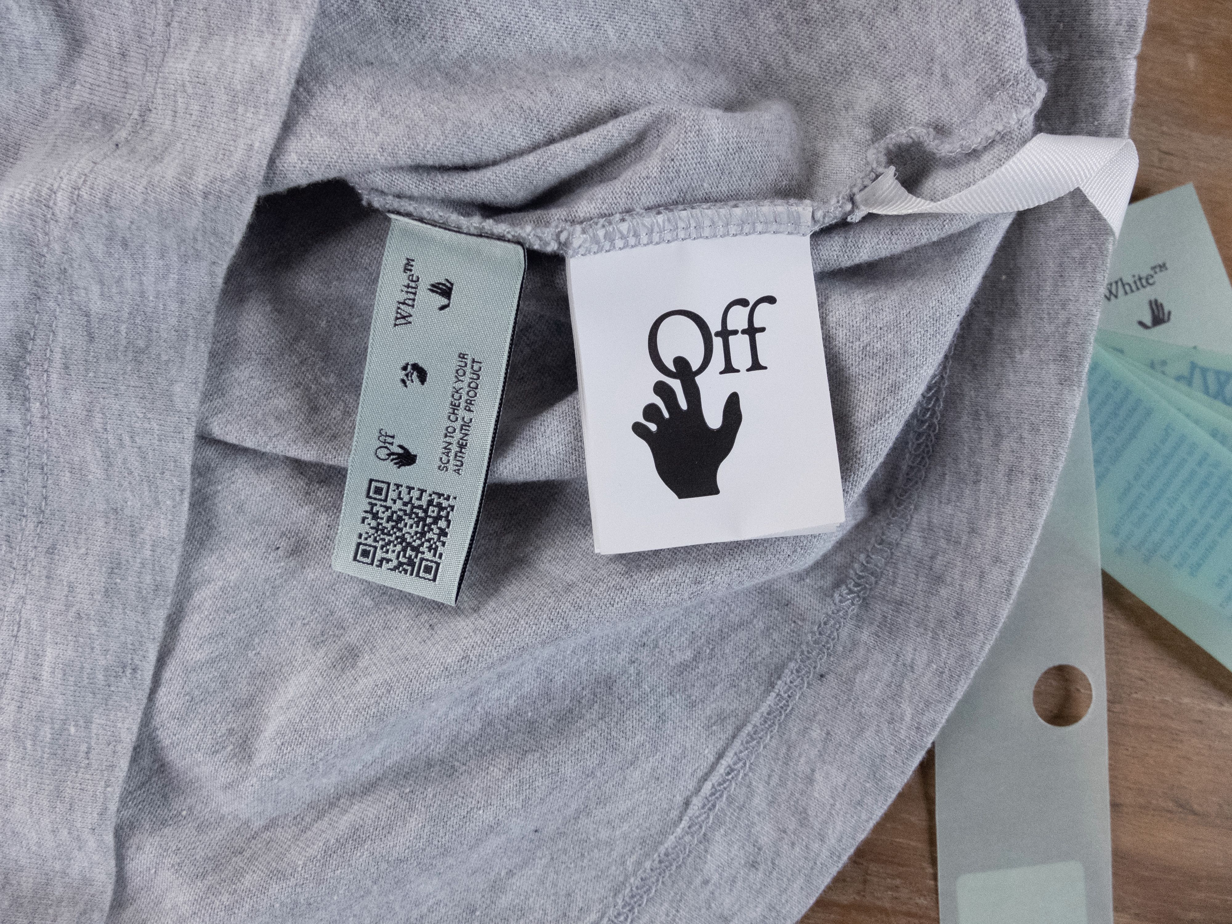 Off-White OFF-WHITE gray Trellis worker print t-shirt Small - NWT Size US S / EU 44-46 / 1 - 7 Thumbnail