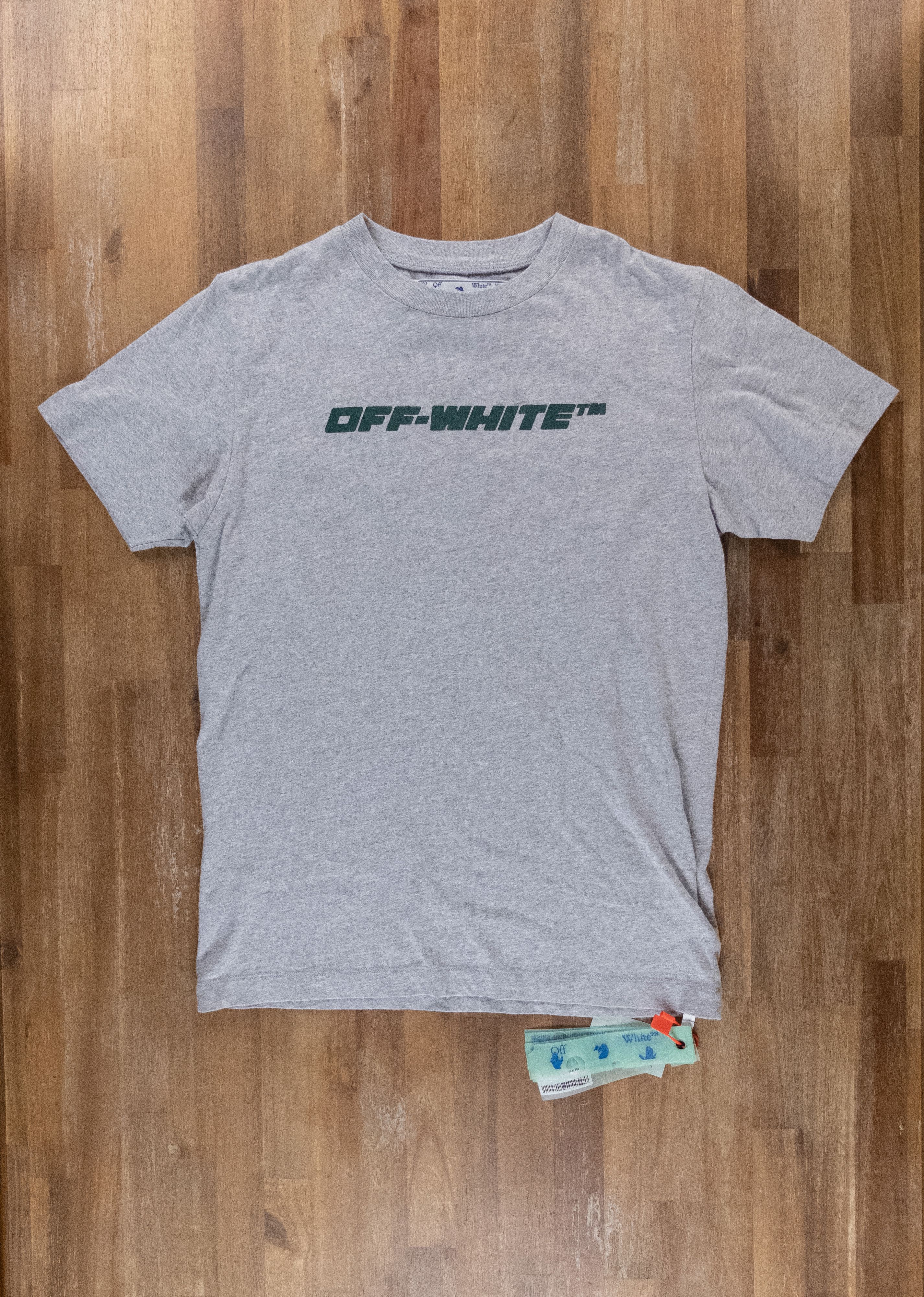 Off-White OFF-WHITE gray Trellis worker print t-shirt Small - NWT Size US S / EU 44-46 / 1 - 3 Thumbnail