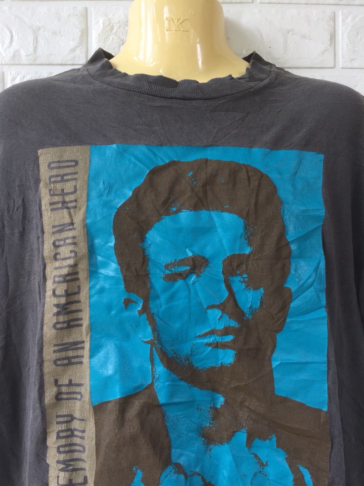 Band Tees × Vintage VINTAGE JAMES DEAN MEMORY OF AN AMERICA HERO TSHIRT Size US L / EU 52-54 / 3 - 3 Thumbnail