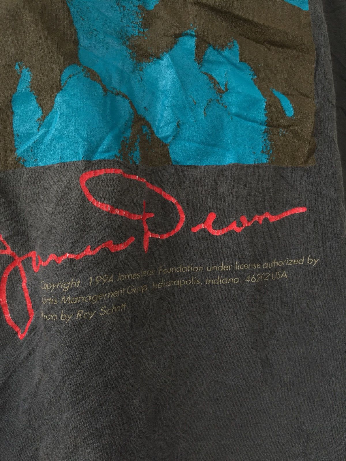Band Tees × Vintage VINTAGE JAMES DEAN MEMORY OF AN AMERICA HERO TSHIRT Size US L / EU 52-54 / 3 - 5 Thumbnail