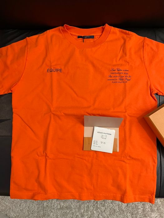 Orange Louis Vuitton Shirt