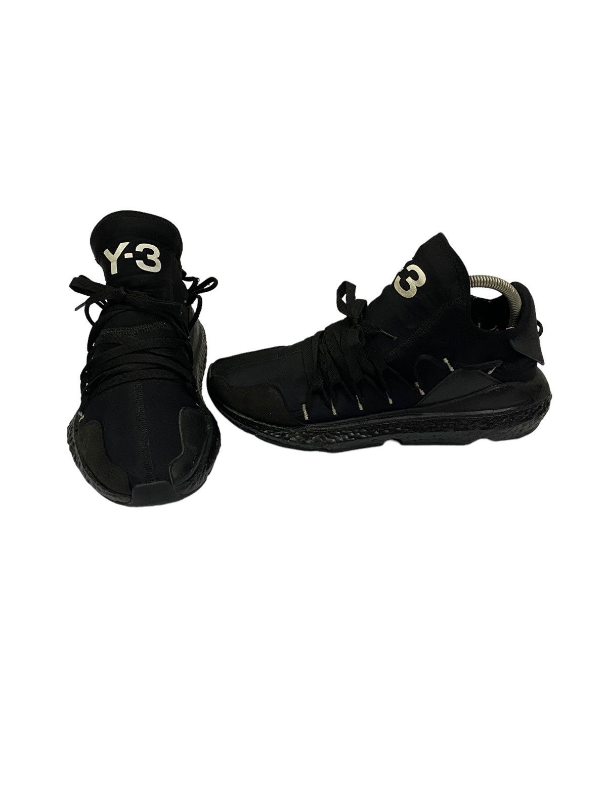 Adidas Adidas Y-3 Kusari Triple Black Sneakers Size US 9 / EU 42 - 2 Thumbnail