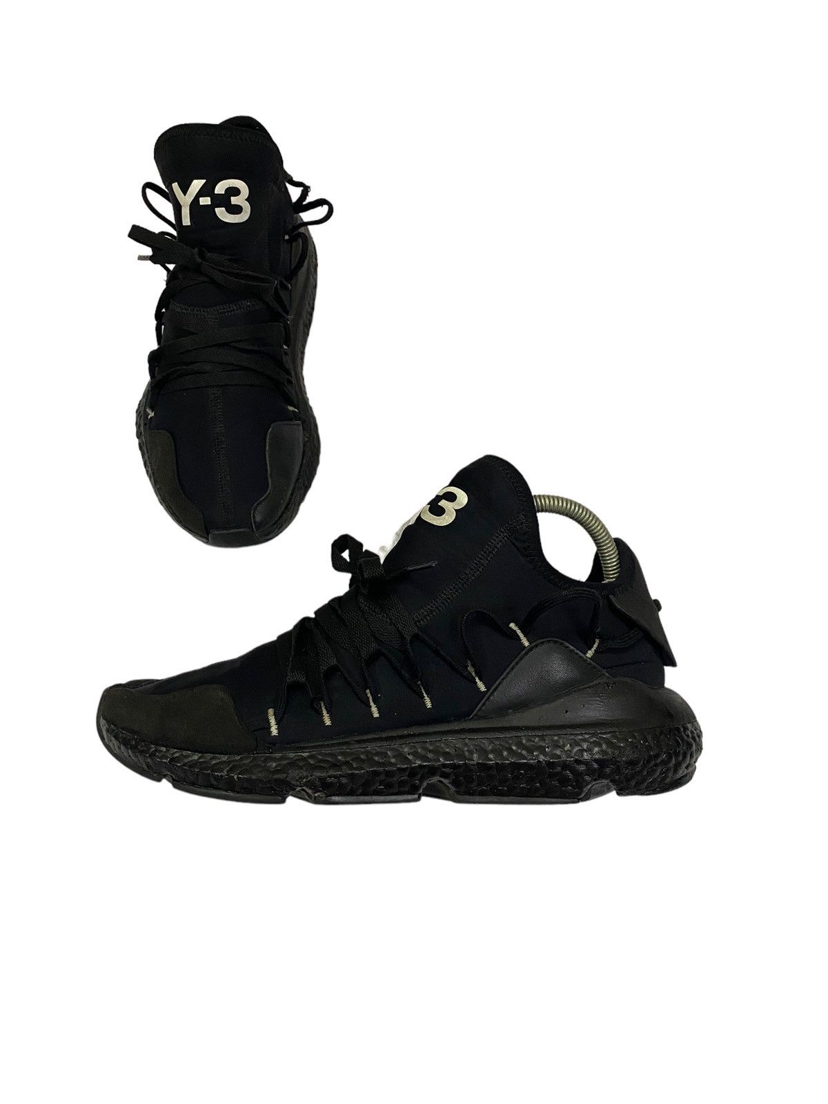 Adidas Adidas Y-3 Kusari Triple Black Sneakers | Grailed