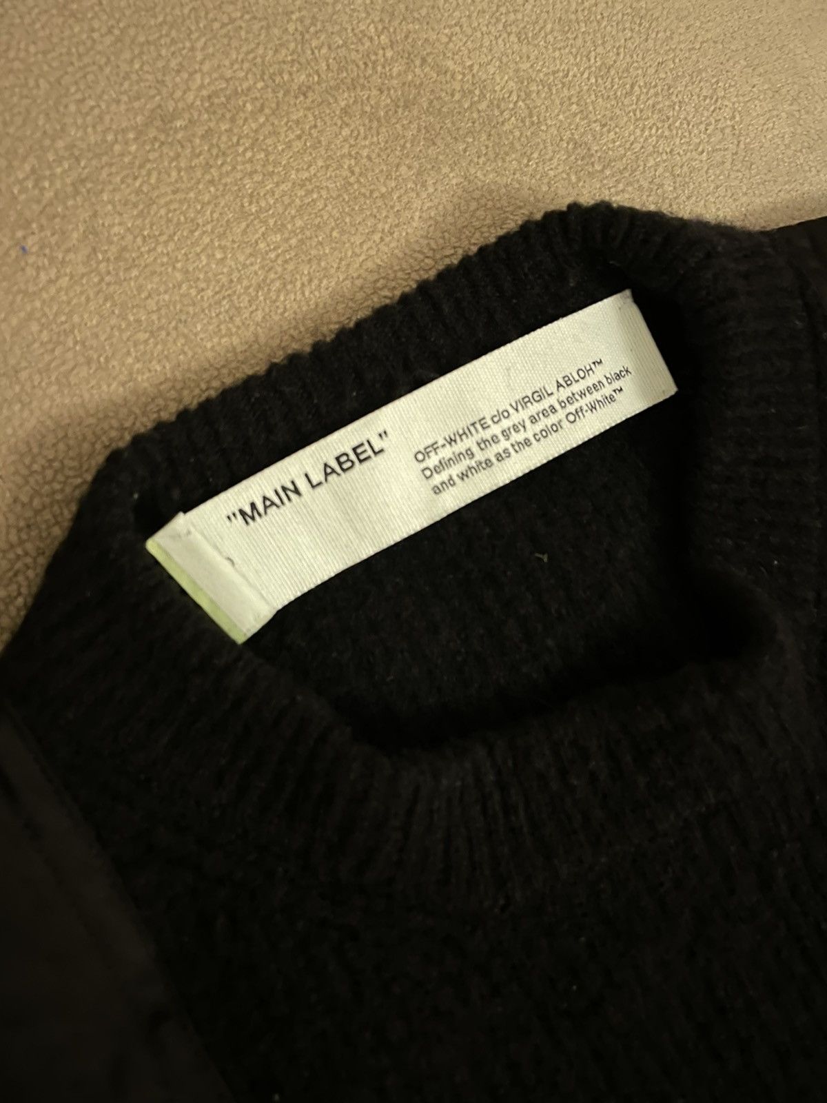 Off-White Off white knit sweater small Size US S / EU 44-46 / 1 - 2 Thumbnail