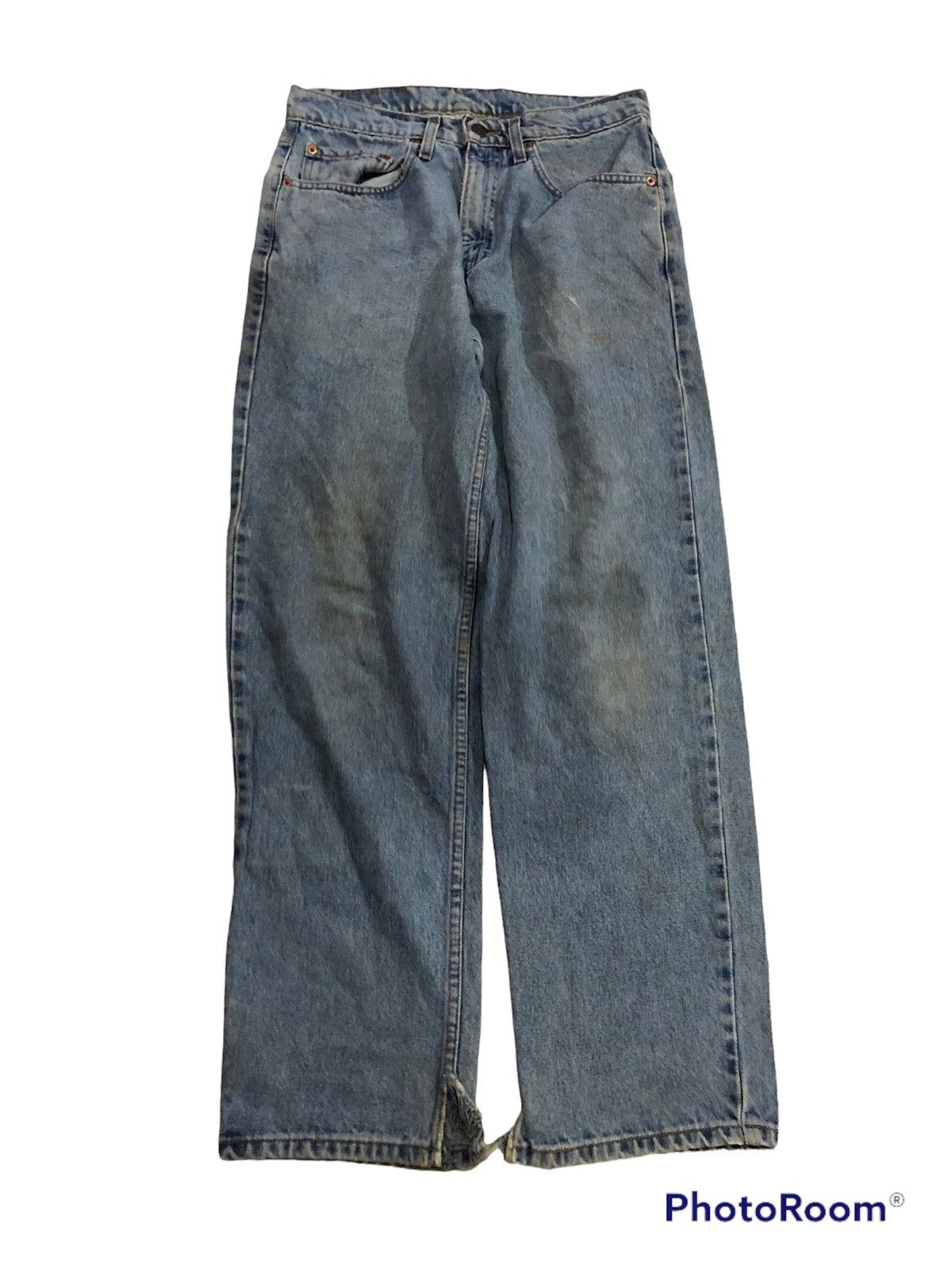 image of Distressed Denim x Levis Vintage Levi’S 550 Relaxed Fit (3) in Blue, Men's (Size 30)