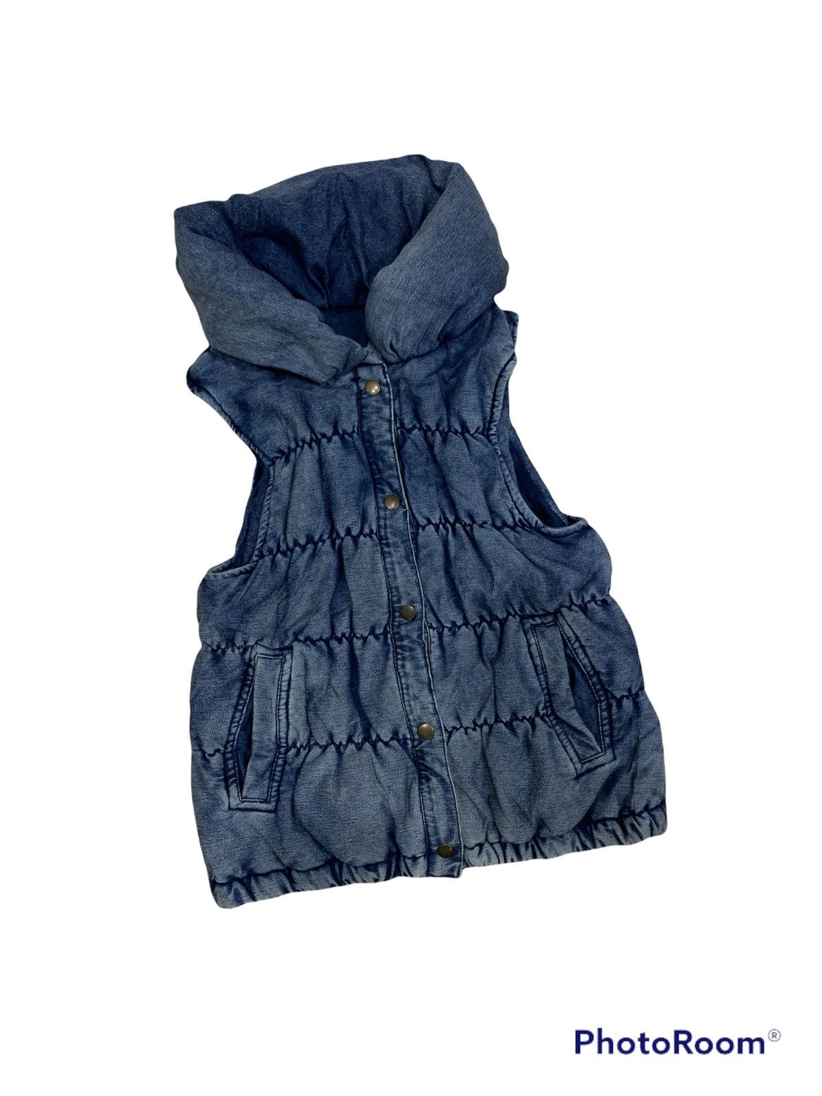 Japanese Brand CRVX DISTRESSED LOOK INSULATED VEST JACKET Size US M / EU 48-50 / 2 - 1 Thumbnail