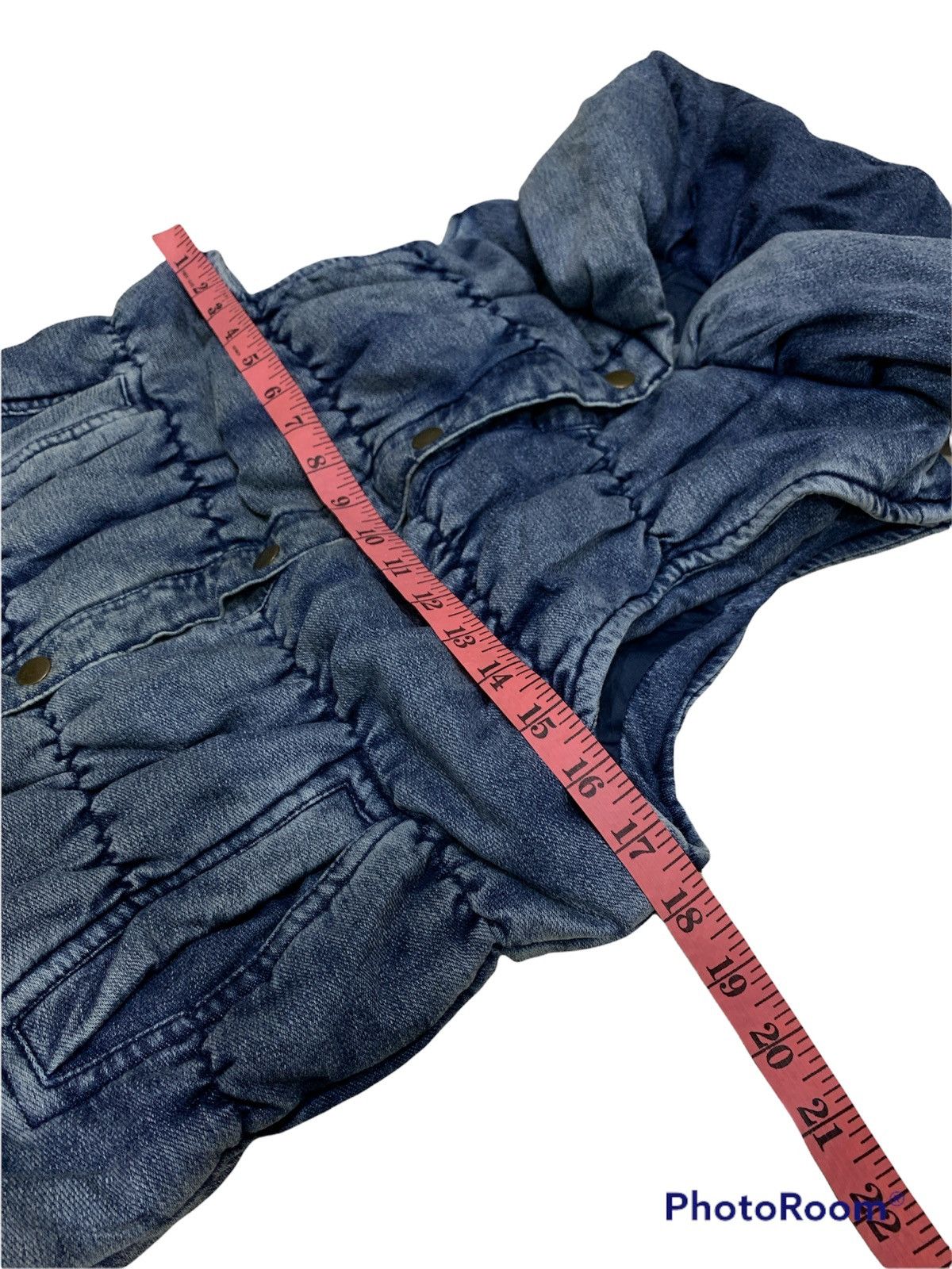 Japanese Brand CRVX DISTRESSED LOOK INSULATED VEST JACKET Size US M / EU 48-50 / 2 - 3 Thumbnail