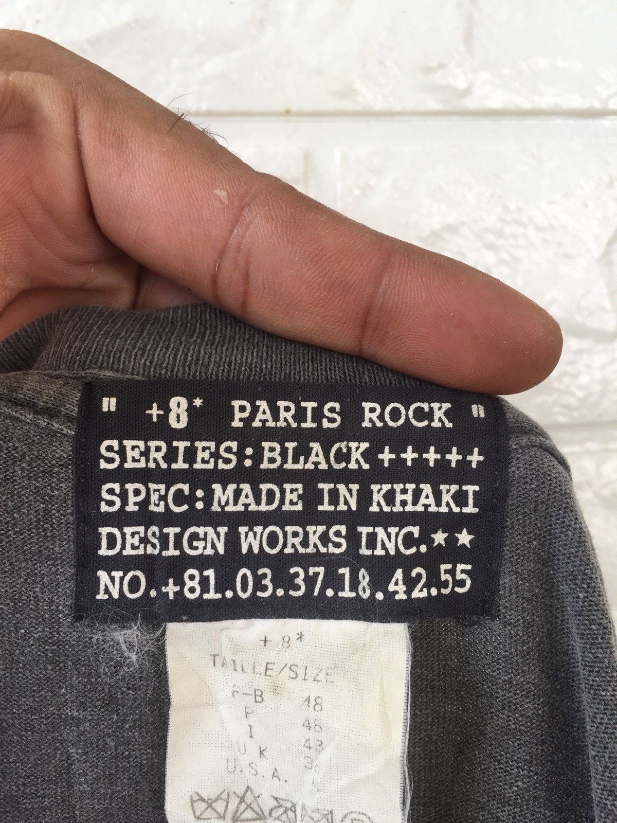 Japanese Brand +8 PARIS ROCK SKULL TSHIRT Size US M / EU 48-50 / 2 - 7 Thumbnail
