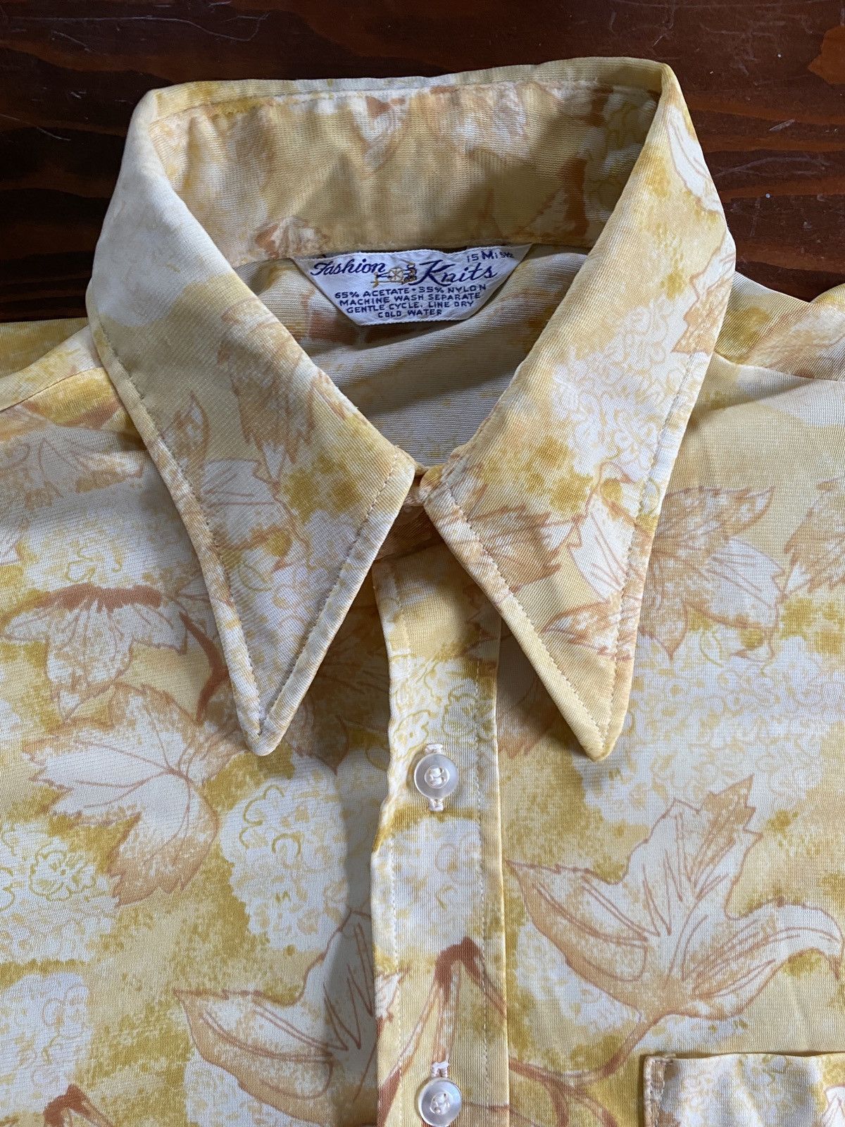 Retrofit × Vintage Vintage 60’s Fashion Knits Flowers Long Sleeve Button Up Size US M / EU 48-50 / 2 - 4 Thumbnail