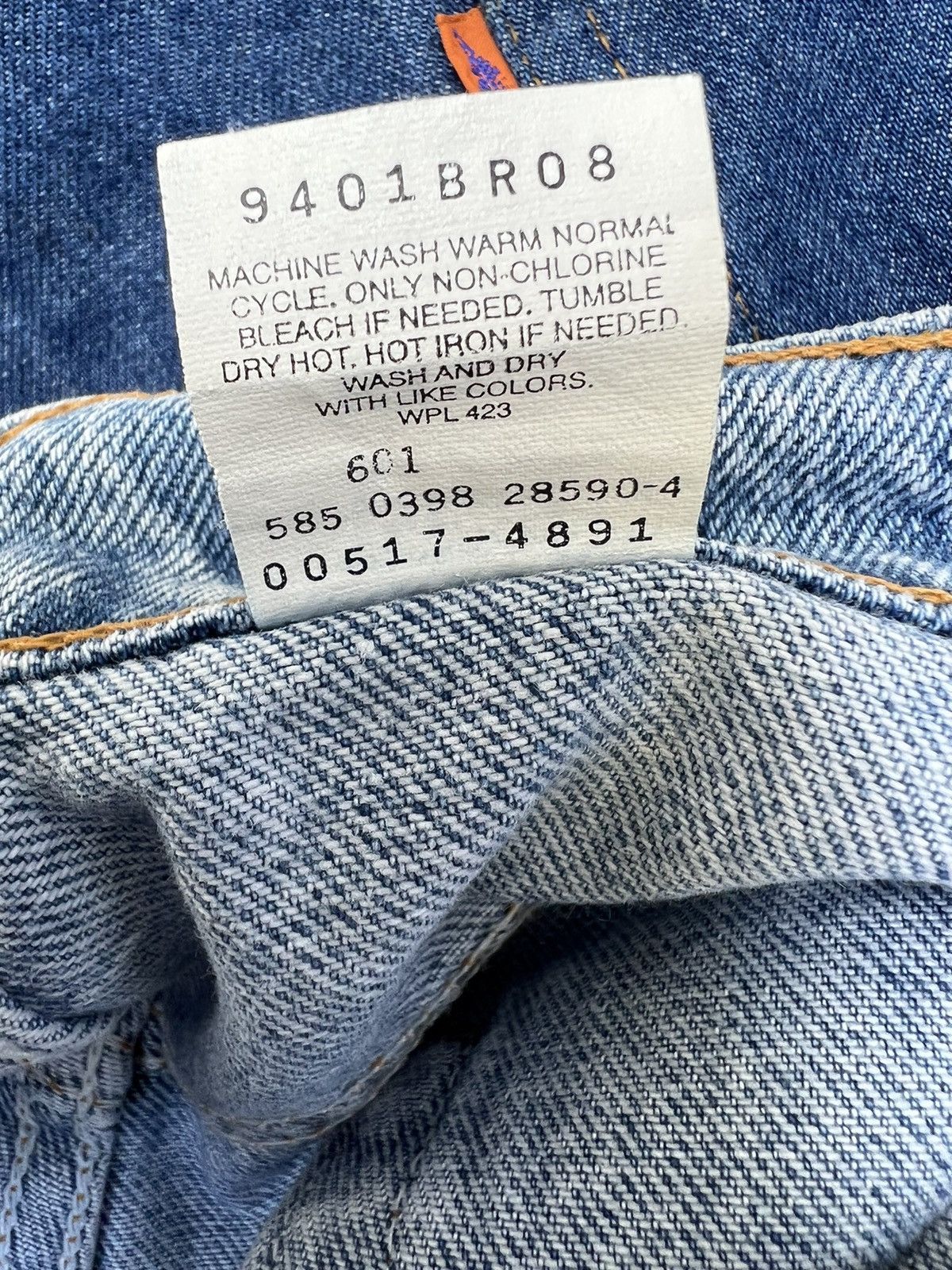 Levi's Vintage 1998 Levi’s 517 Orange Tab Denim Bootcut Jeans Size US 30 / EU 46 - 20 Thumbnail
