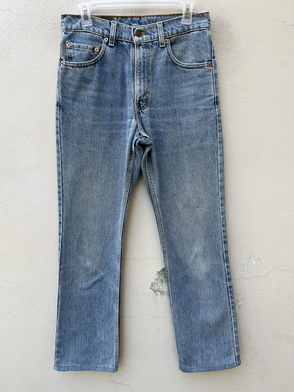 Levi's Vintage 1998 Levi’s 517 Orange Tab Denim Bootcut Jeans Size US 30 / EU 46 - 3 Thumbnail