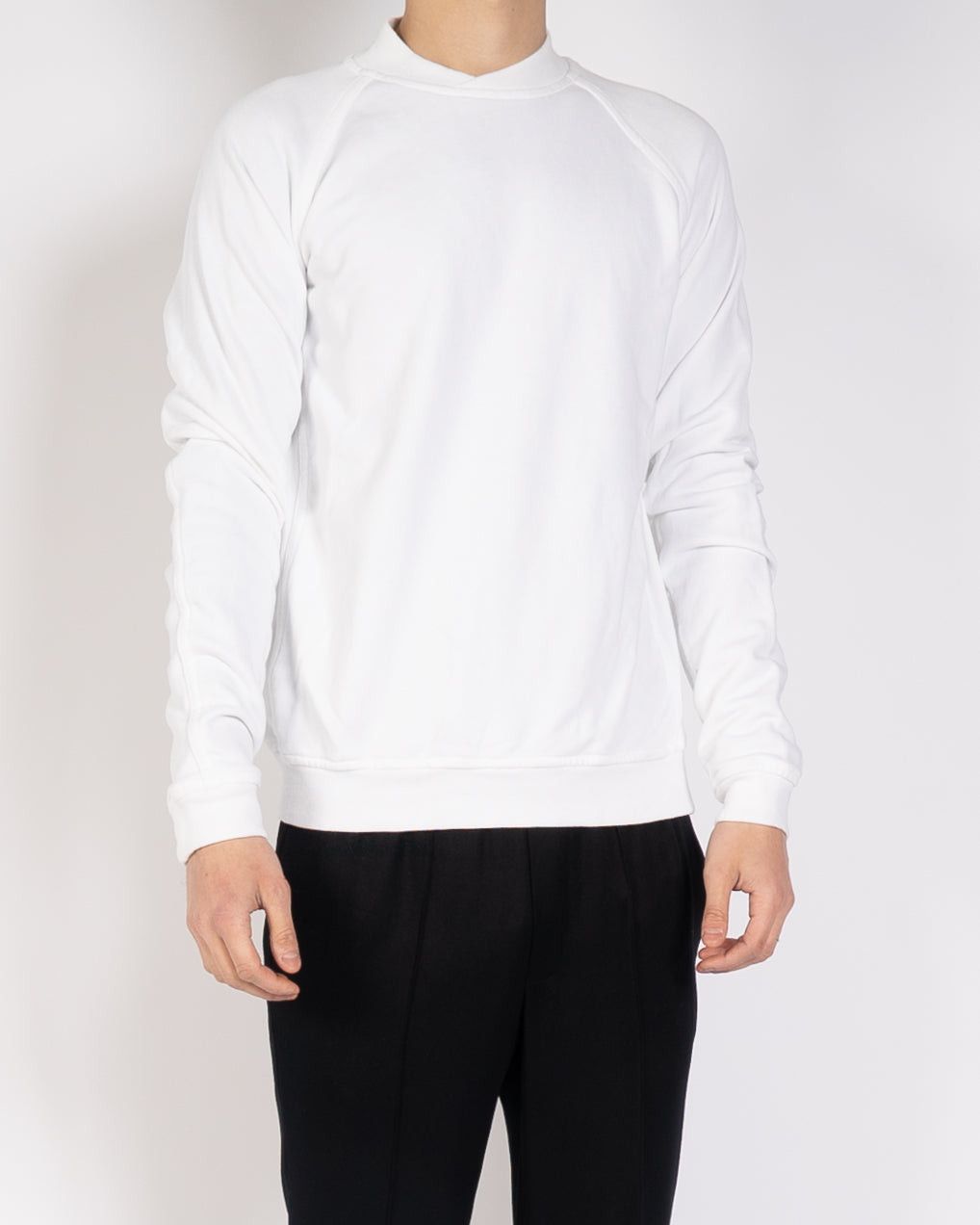 Haider Ackermann FW19 White Shawl Collar Sweatshirt Size US S / EU 44-46 / 1 - 2 Thumbnail