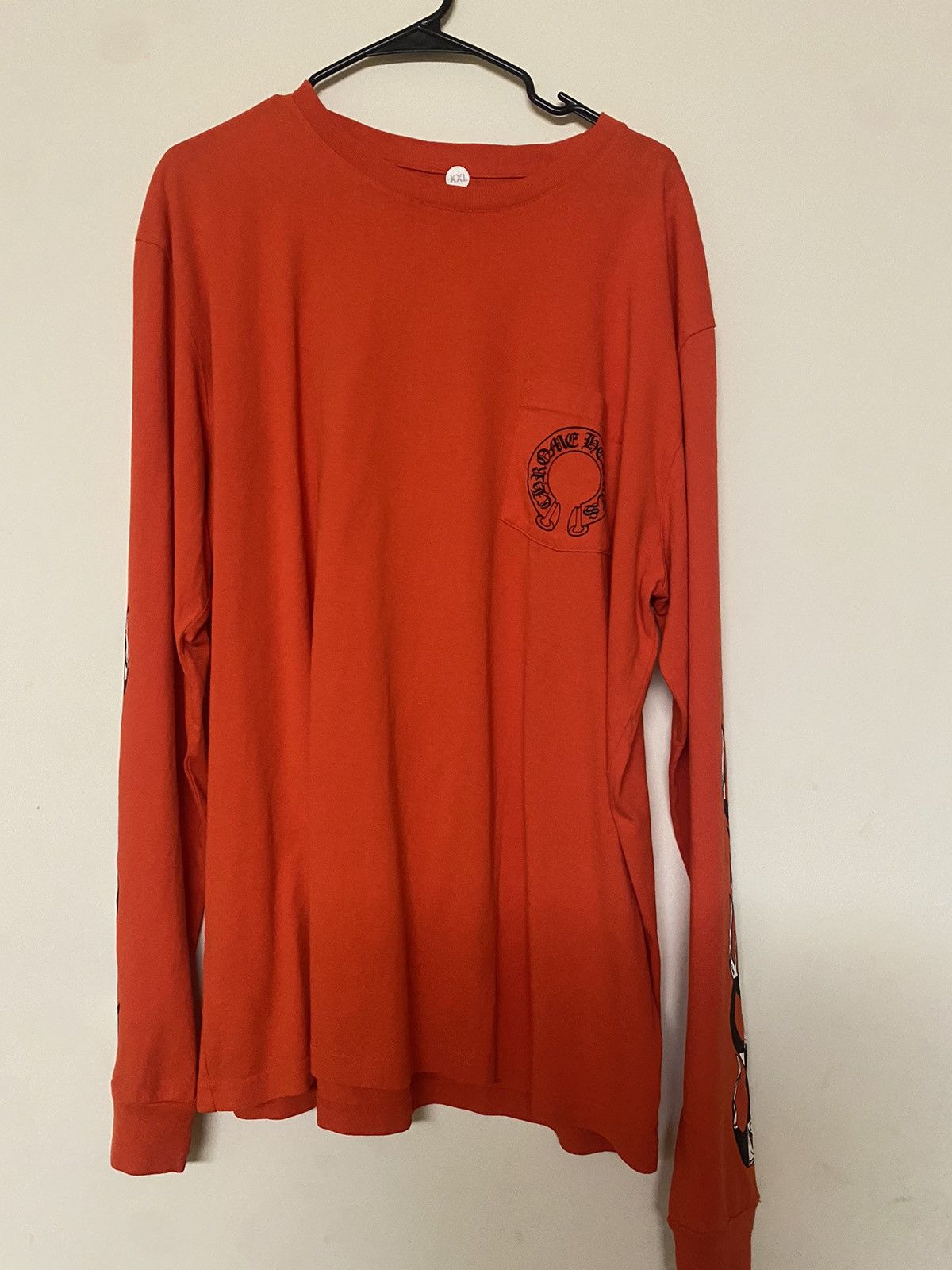 image of Chrome Hearts Matty Boy Flames in Red, Men's (Size 2XL)