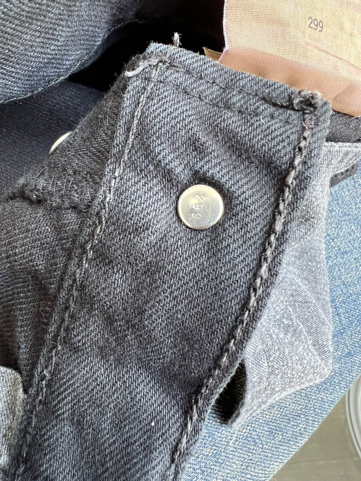 Levi's Vintage 1998 Levi’s 501 Jeans Fade Black Rips Hem Jeans Size US 30 / EU 46 - 19 Thumbnail