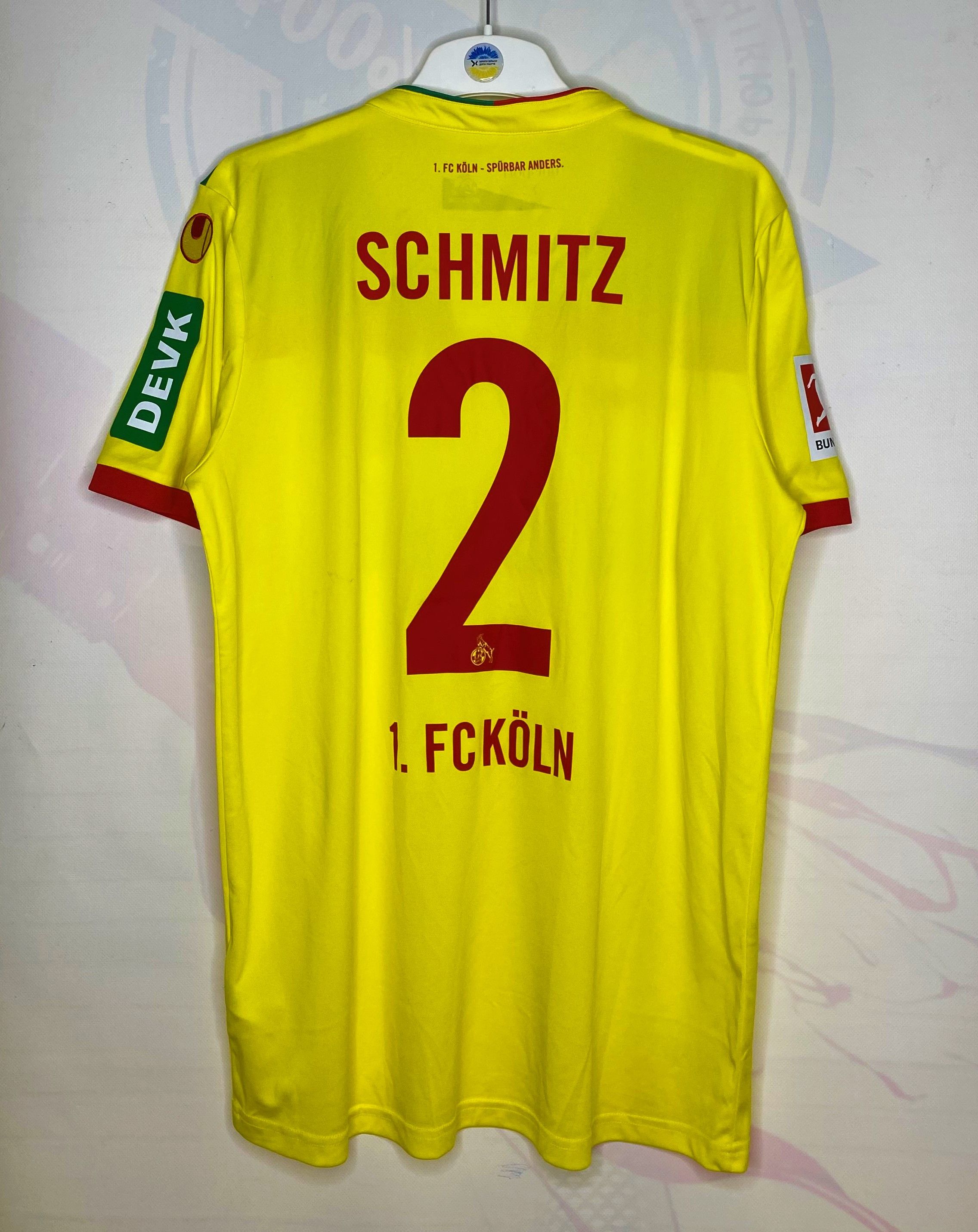 Chelsea Soccer × UEFA #2 SCHMITZ 1.FC KÖLN 2020 THIRD MATCH WORN FOOTBALL SOCCER Size US XL / EU 56 / 4 - 2 Thumbnail