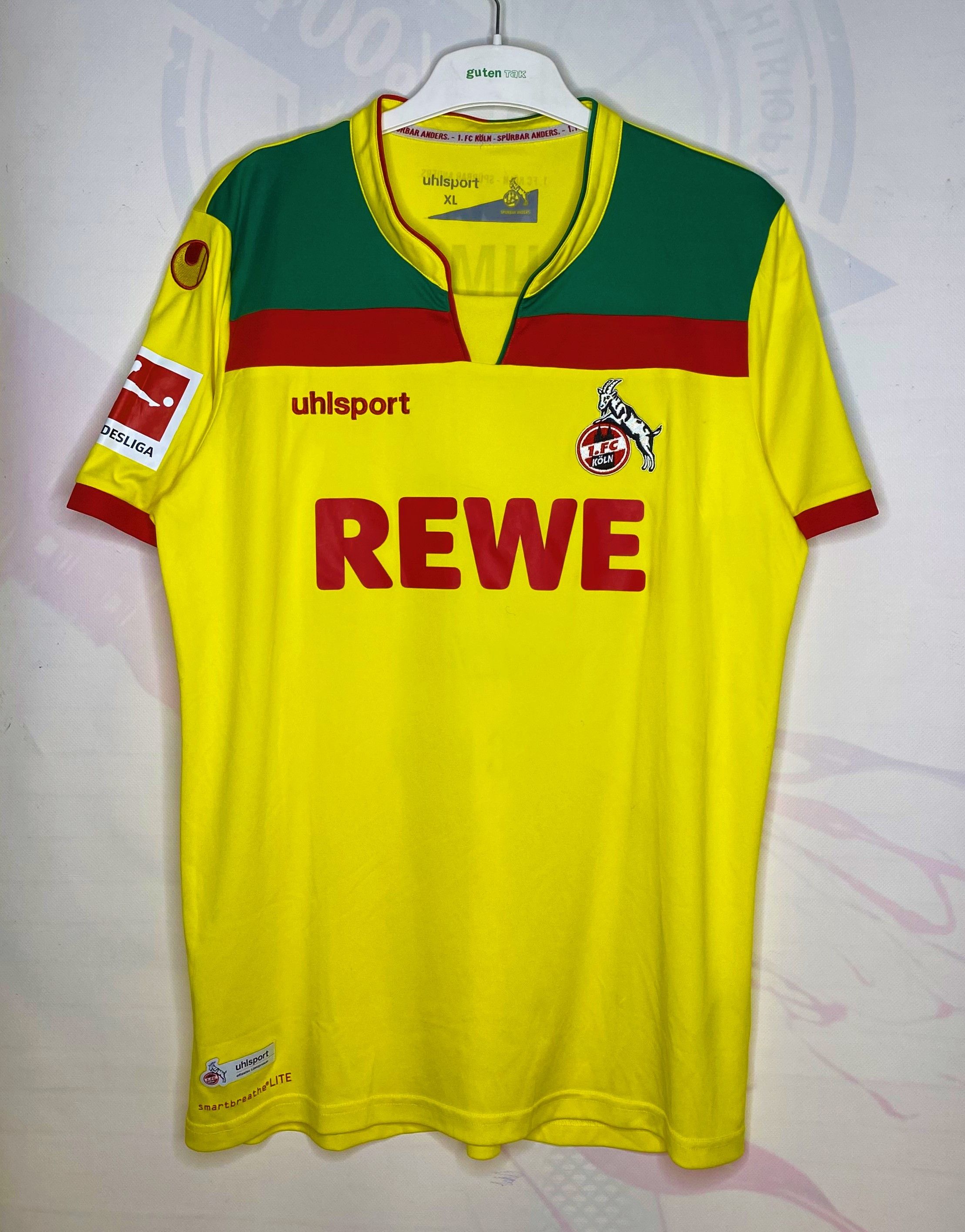 Chelsea Soccer × UEFA #2 SCHMITZ 1.FC KÖLN 2020 THIRD MATCH WORN FOOTBALL SOCCER Size US XL / EU 56 / 4 - 1 Thumbnail