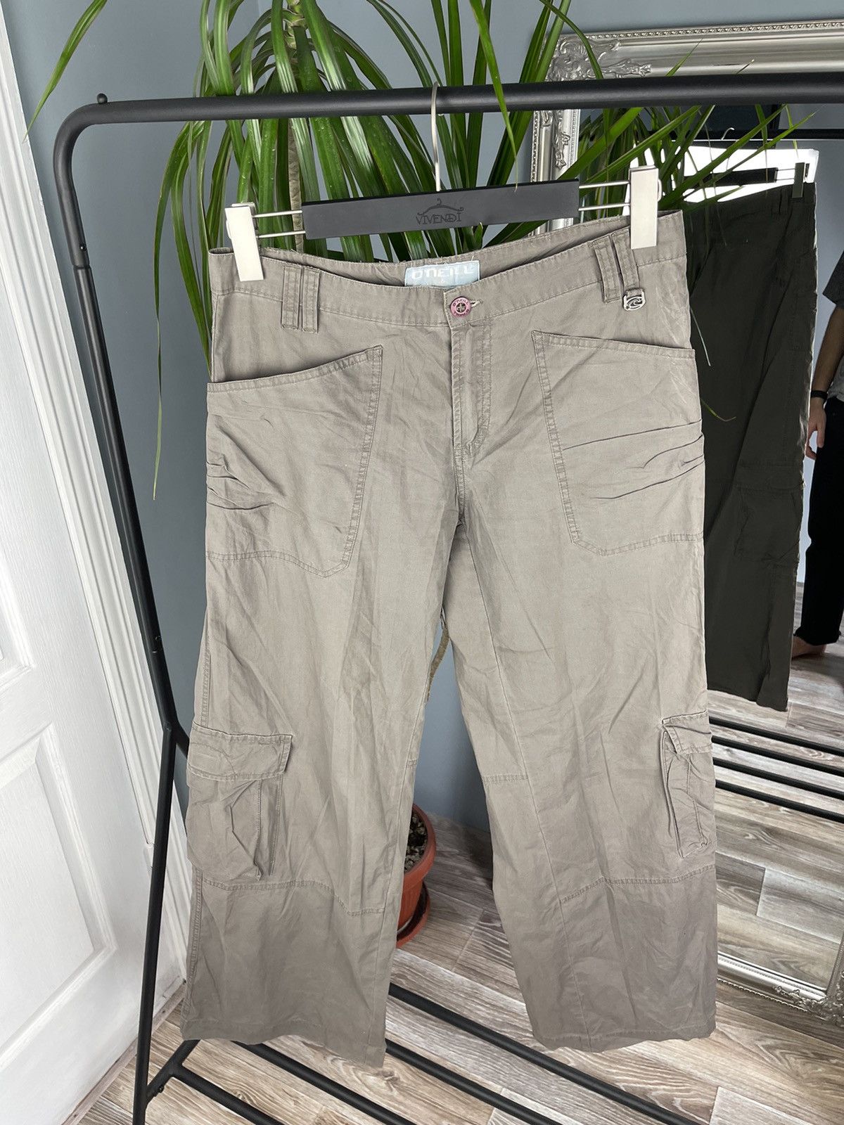 Pantalon Cargo Vintage O'Neill Taille 34/32 - Style Streetwear/Surf Années 2000
