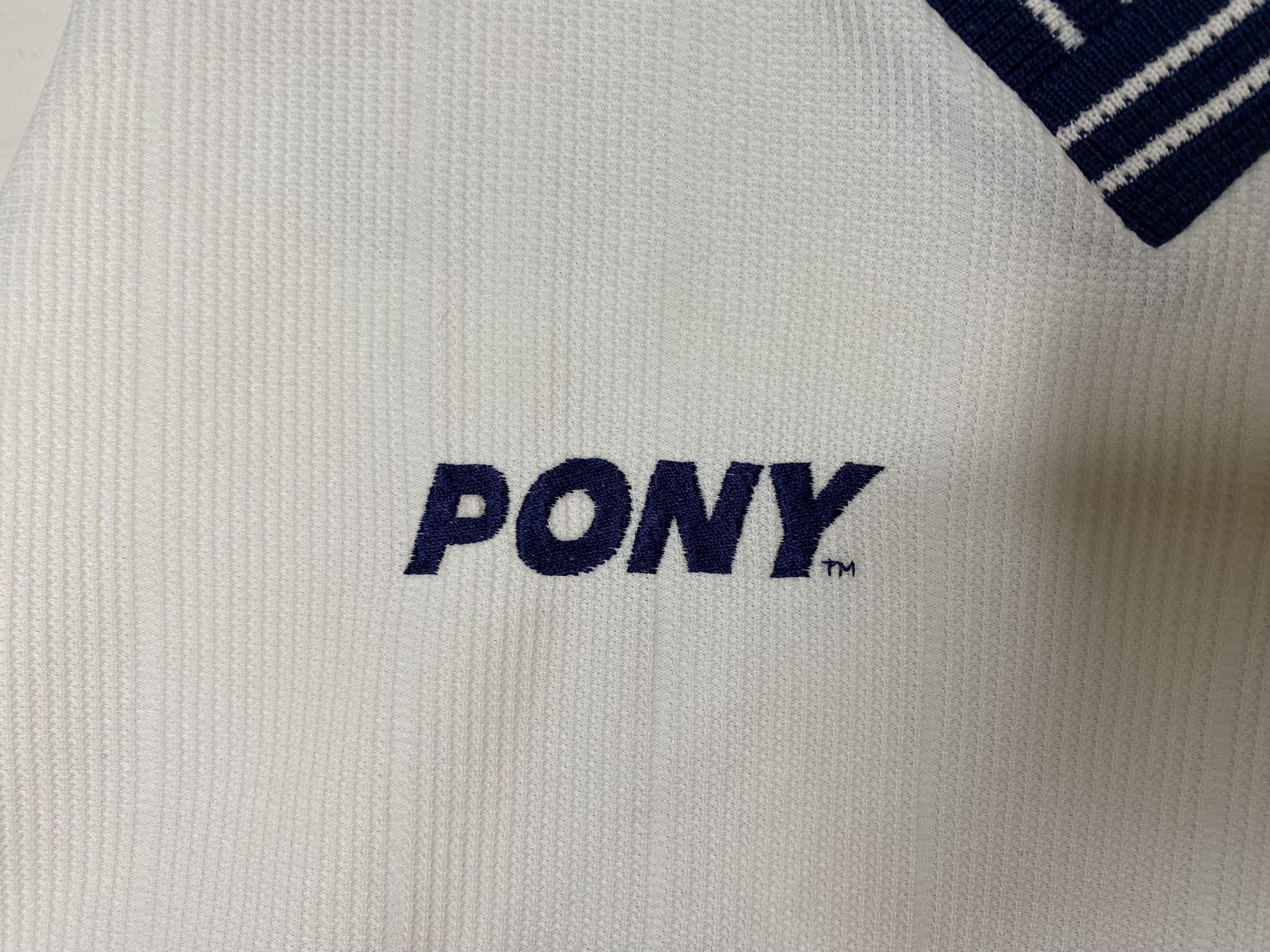 PONY × Vintage #10 FERDINAND TOTTENHAM HOTSPUR 1997 HOME FOOTBALL SOCCER Size US L / EU 52-54 / 3 - 8 Thumbnail