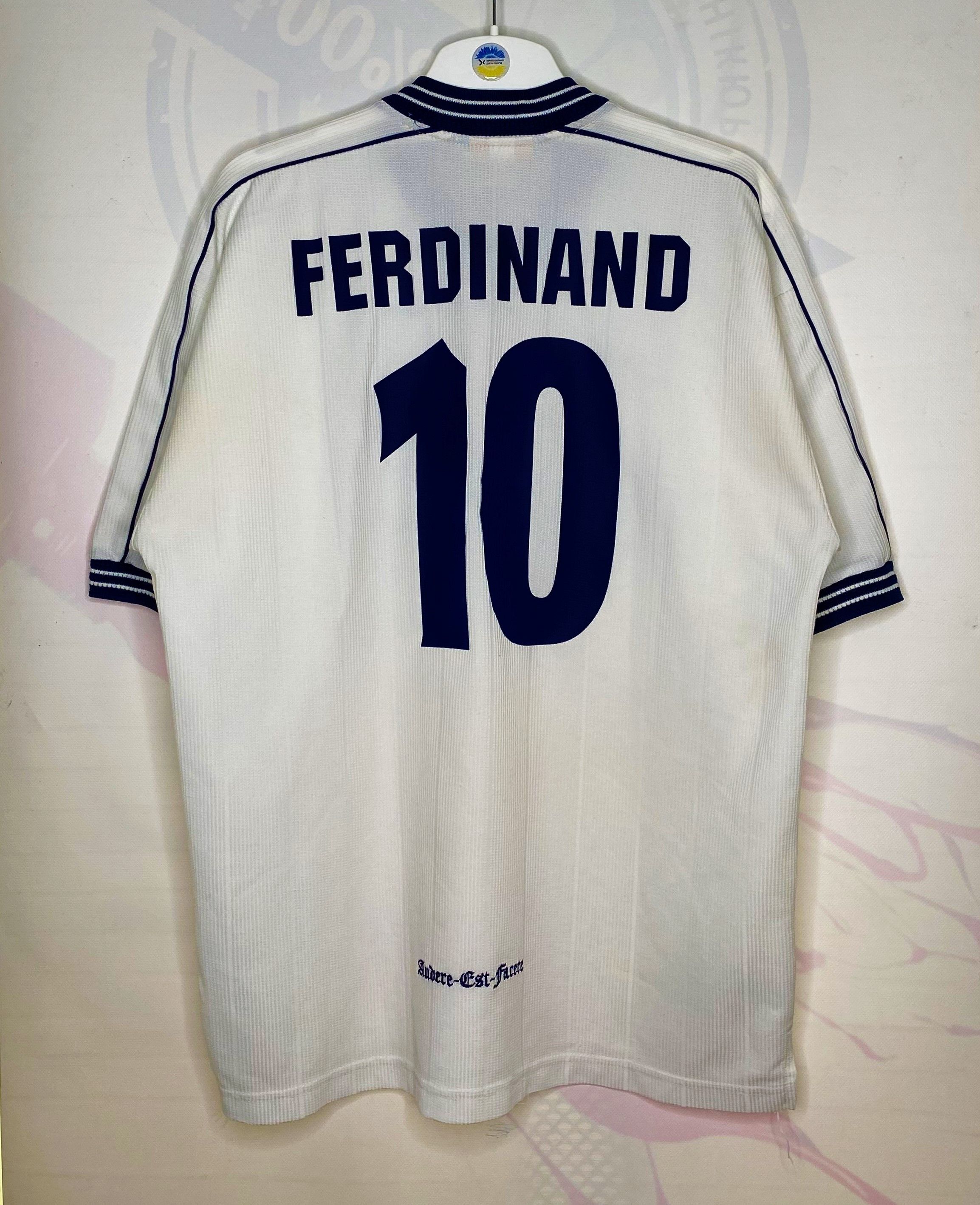 PONY × Vintage #10 FERDINAND TOTTENHAM HOTSPUR 1997 HOME FOOTBALL SOCCER Size US L / EU 52-54 / 3 - 2 Thumbnail