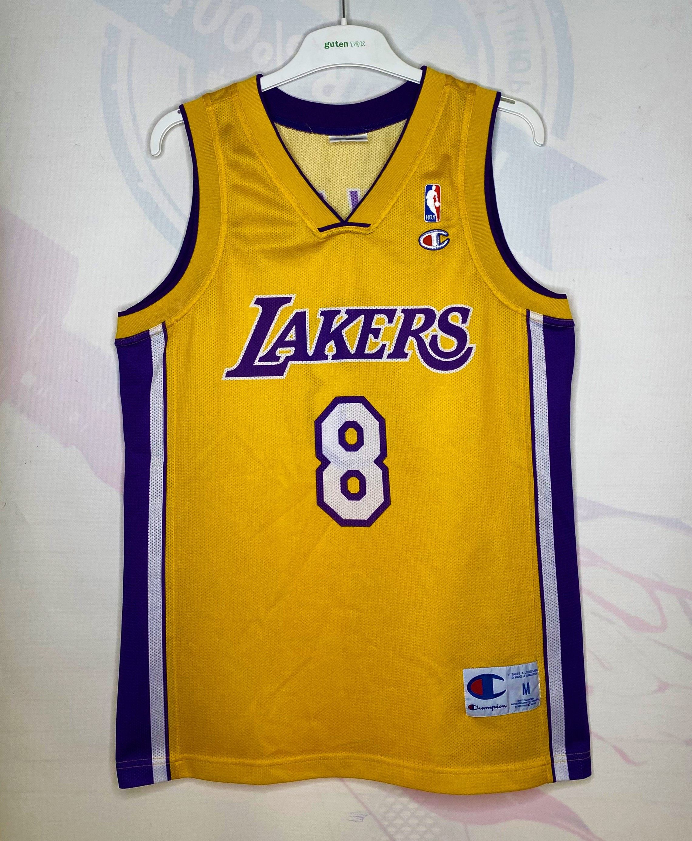 Champion × NBA #8 KOBE BRYANT LOS ANGELES LAKERS BASKETBALL SHIRT JERSEY Size US M / EU 48-50 / 2 - 1 Thumbnail