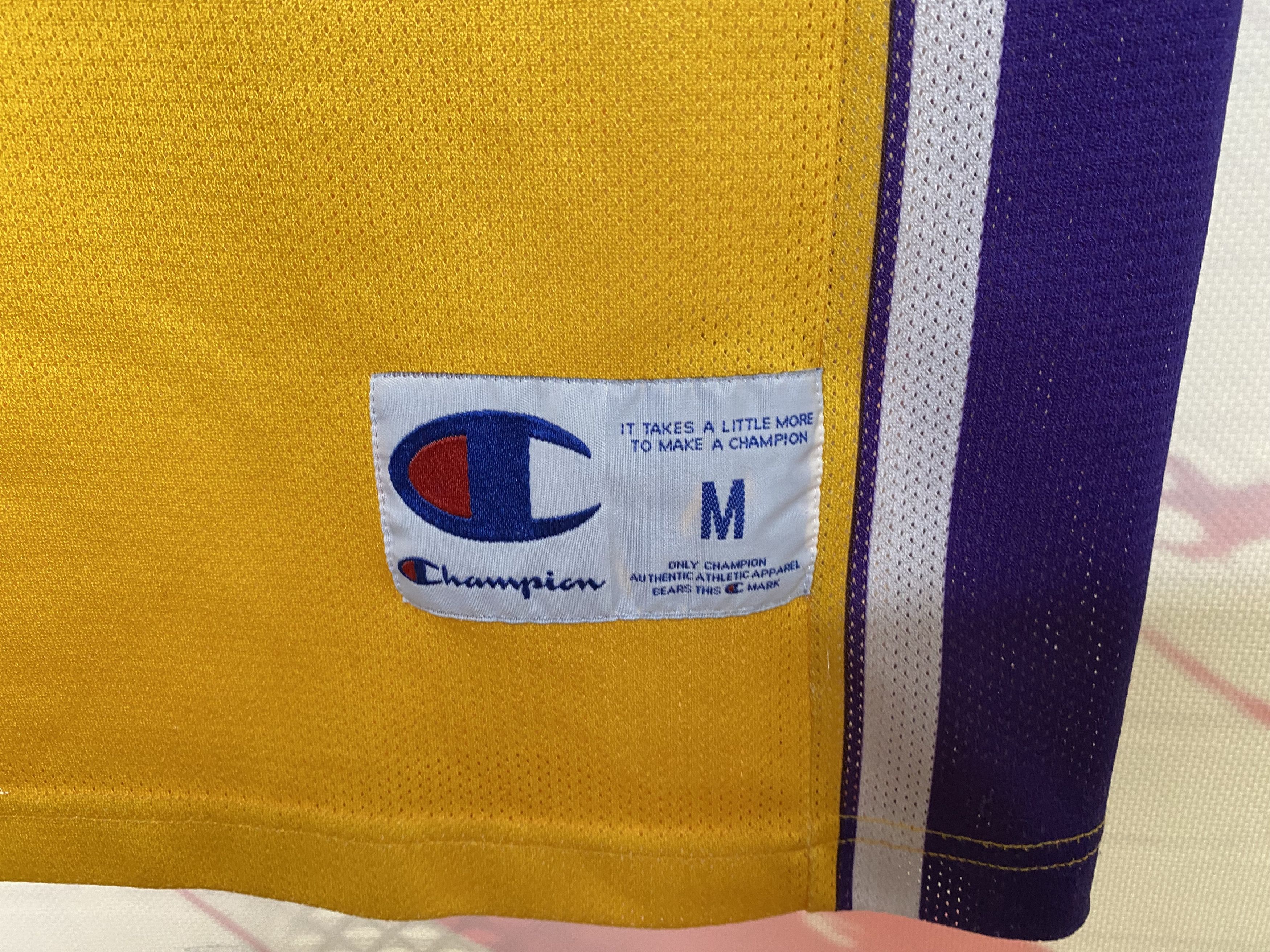 Champion × NBA #8 KOBE BRYANT LOS ANGELES LAKERS BASKETBALL SHIRT JERSEY Size US M / EU 48-50 / 2 - 6 Thumbnail