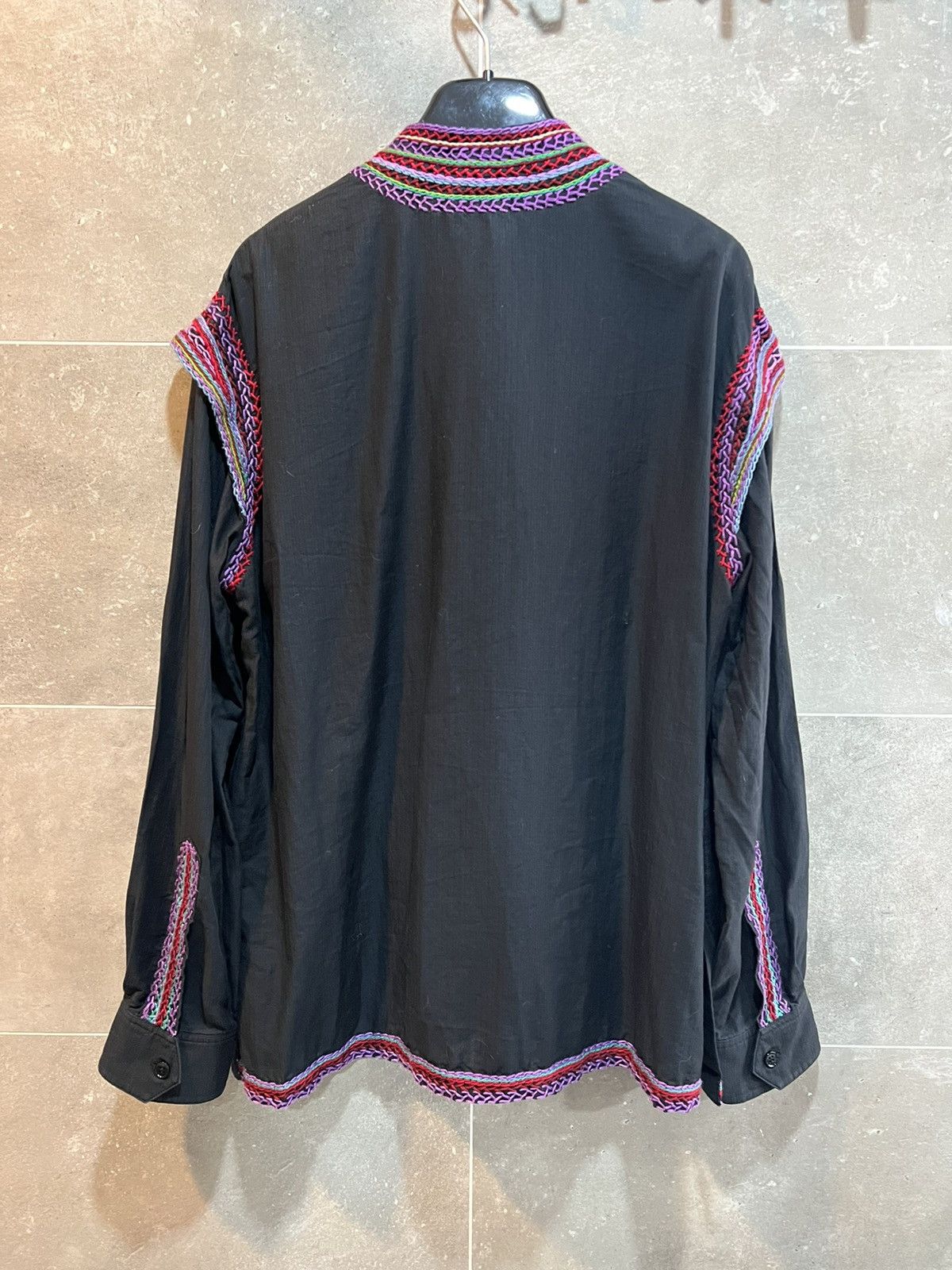 Hedi Slimane × Saint Laurent Paris 15SS Multicolor Embroidered Tunic Shirt sz38 Size US S / EU 44-46 / 1 - 4 Thumbnail