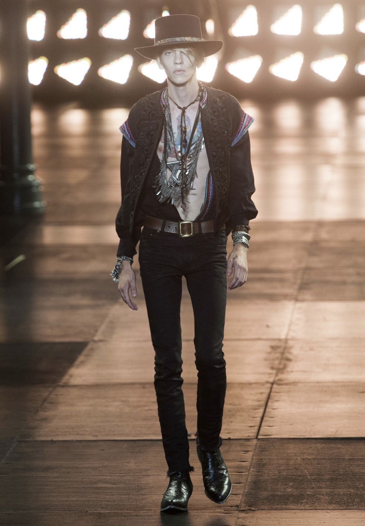 Hedi Slimane × Saint Laurent Paris 15SS Multicolor Embroidered Tunic Shirt sz38 Size US S / EU 44-46 / 1 - 8 Thumbnail