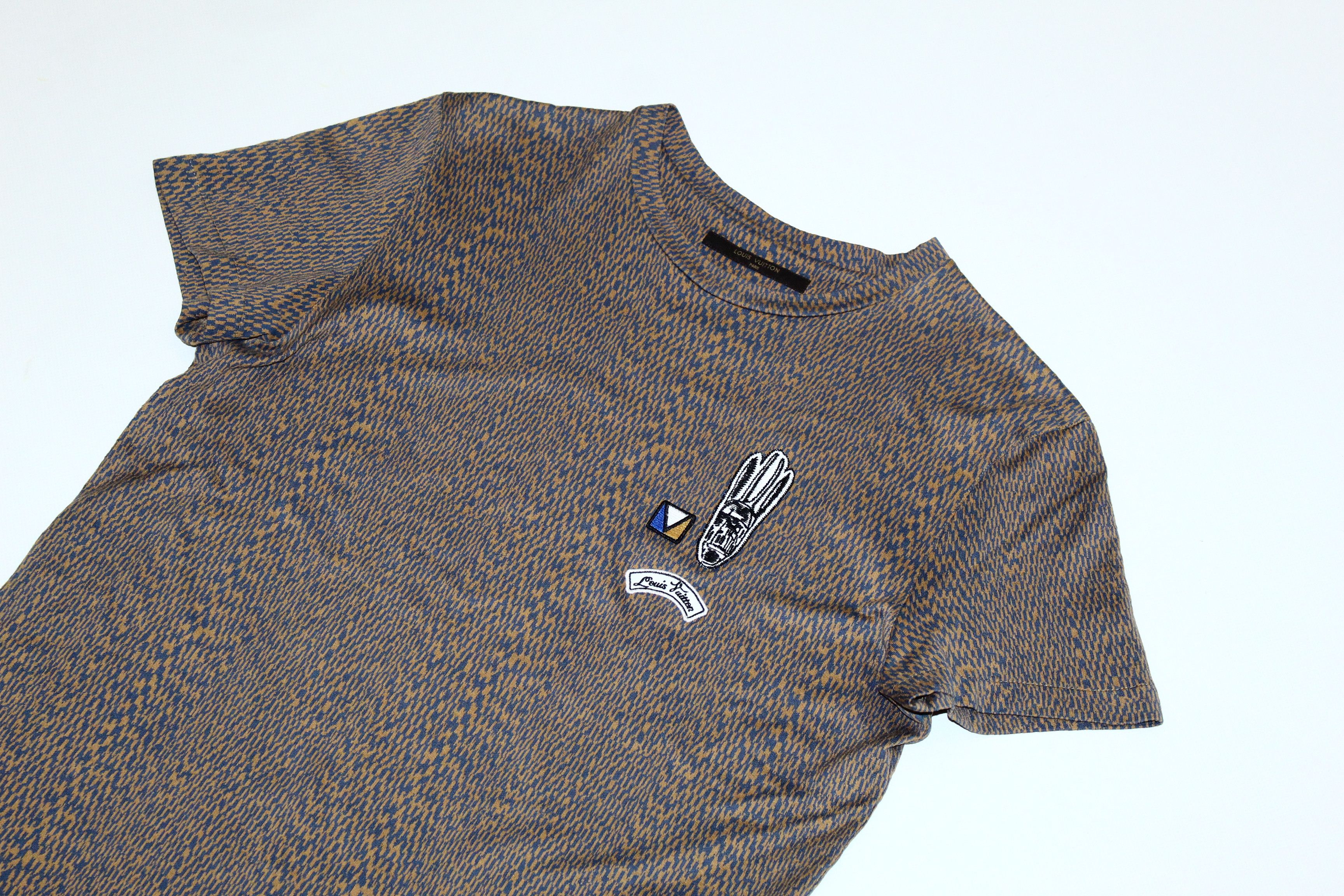 Louis Vuitton 🔥🔥🔥 Louis Vuitton Ikat Patchwork Snakeskin 3D T Shirt Size US S / EU 44-46 / 1 - 2 Thumbnail