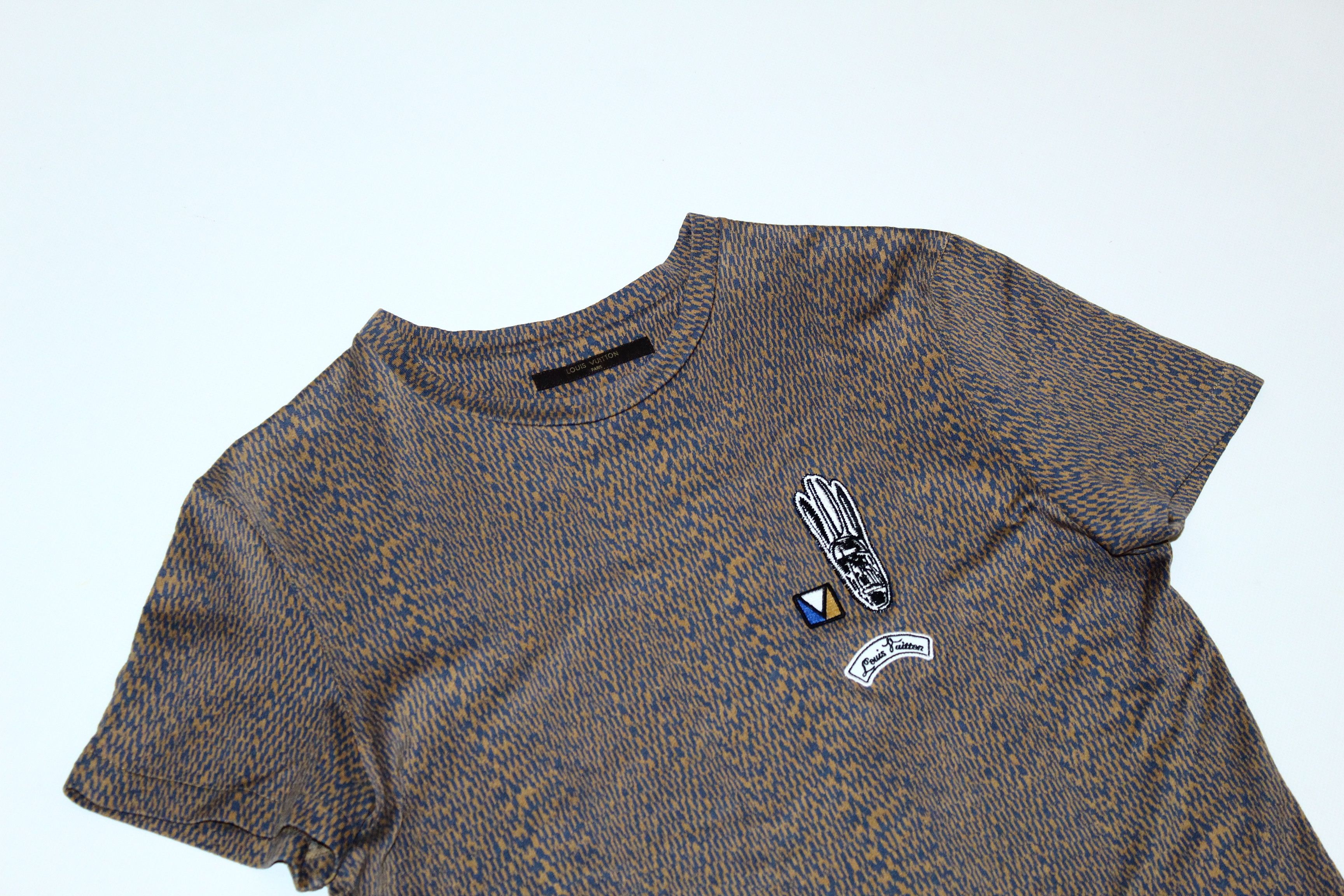 Louis Vuitton 🔥🔥🔥 Louis Vuitton Ikat Patchwork Snakeskin 3D T Shirt Size US S / EU 44-46 / 1 - 5 Thumbnail