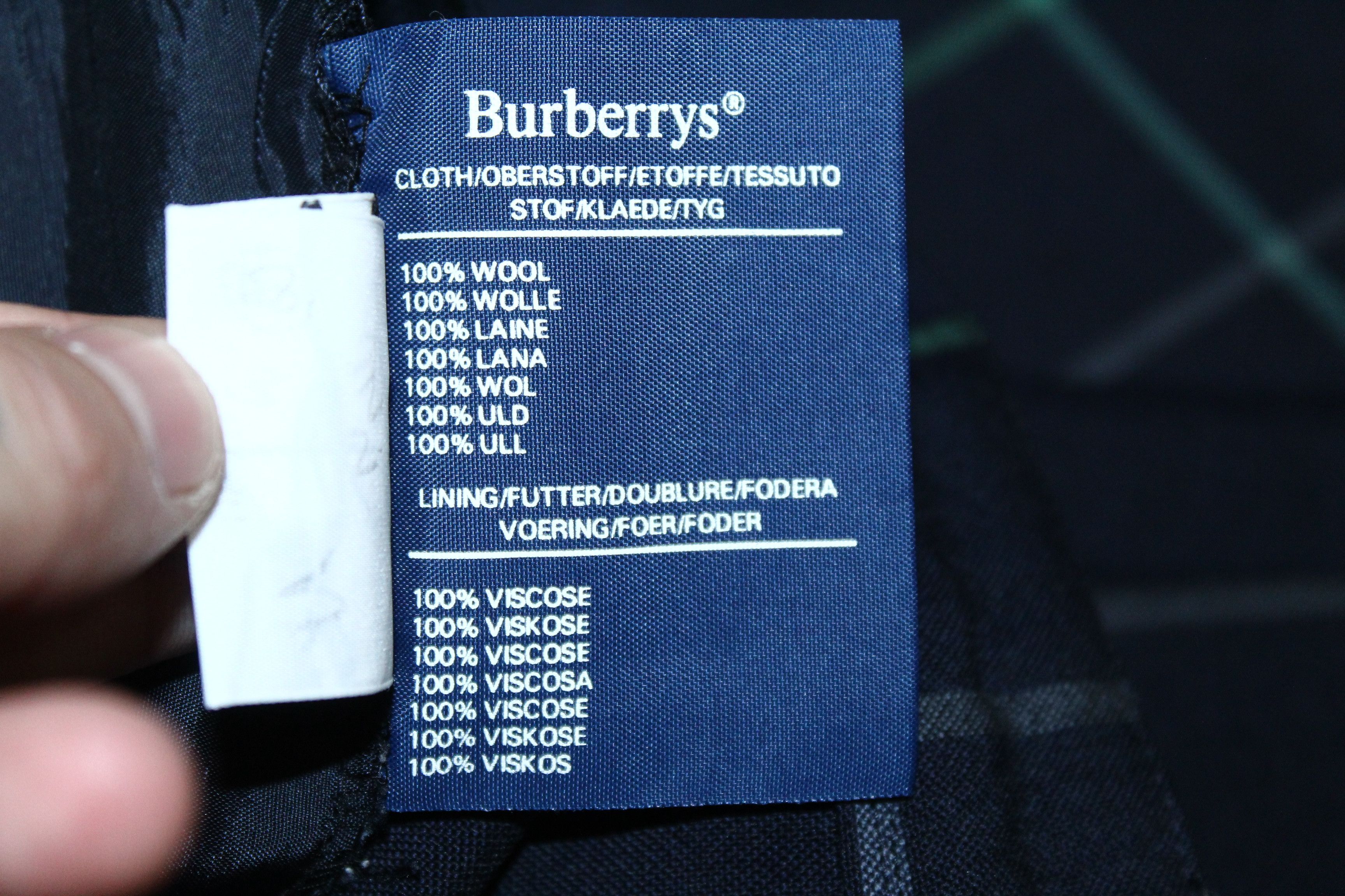 Burberry 70s Burberry's Golf Country Check Wool Viscose Blend Pants Size US 32 / EU 48 - 8 Thumbnail