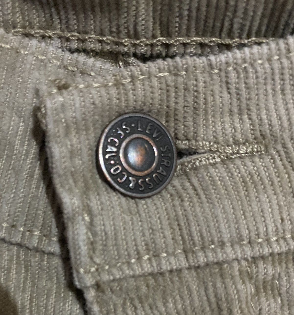 Japanese Brand Levi’s 505 Corduroy Single R Size US 32 / EU 48 - 5 Thumbnail