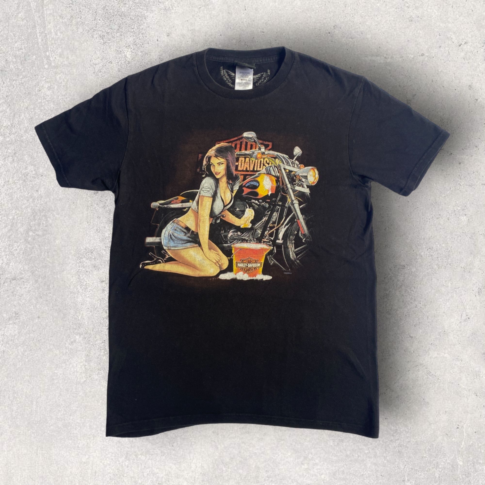 Harley Davidson Harley Davidson pin-up t-shirt | Grailed