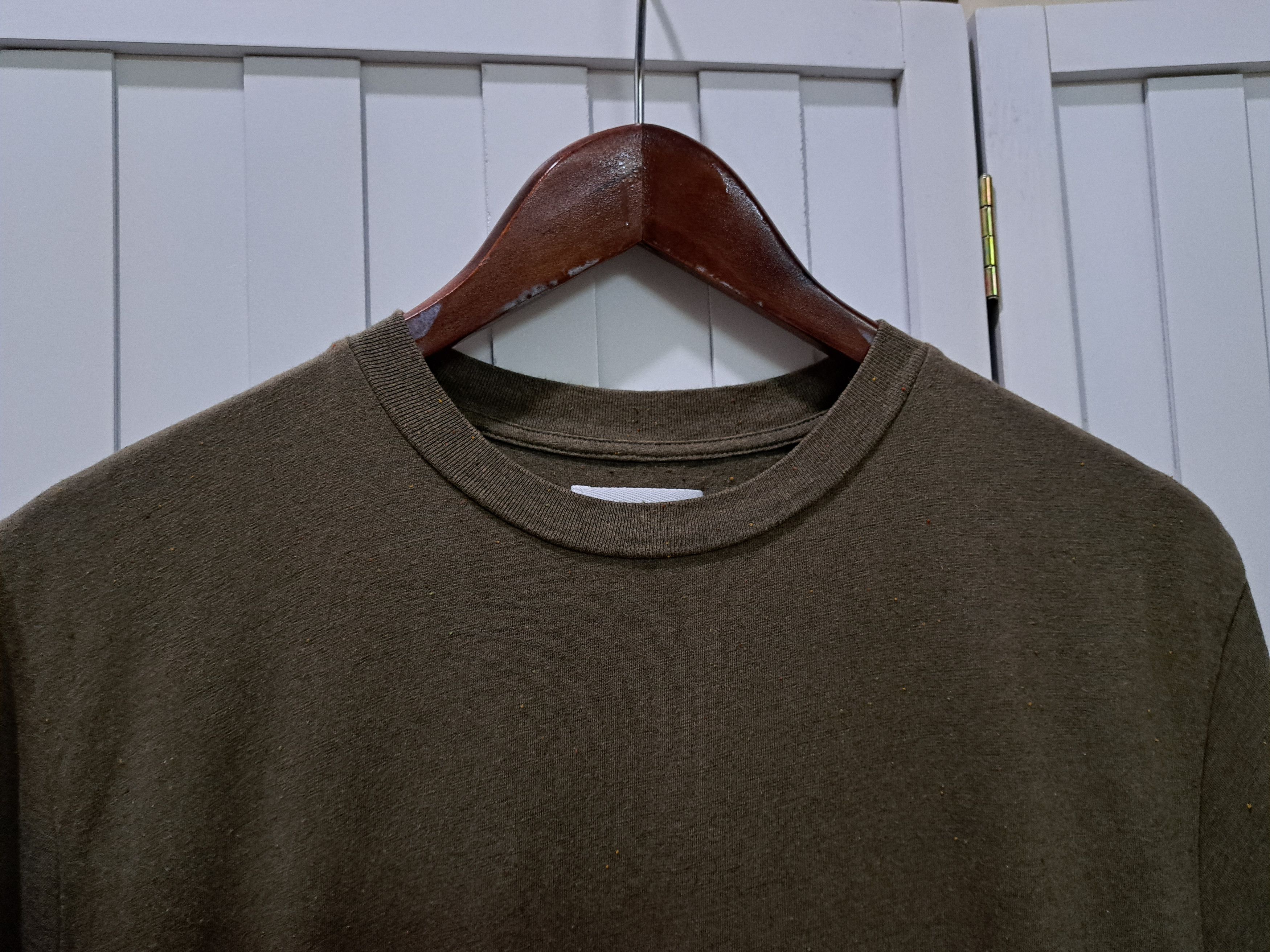 Our Legacy Our Legacy Shirt Olive Textured T-Shirt Size US S / EU 44-46 / 1 - 2 Thumbnail