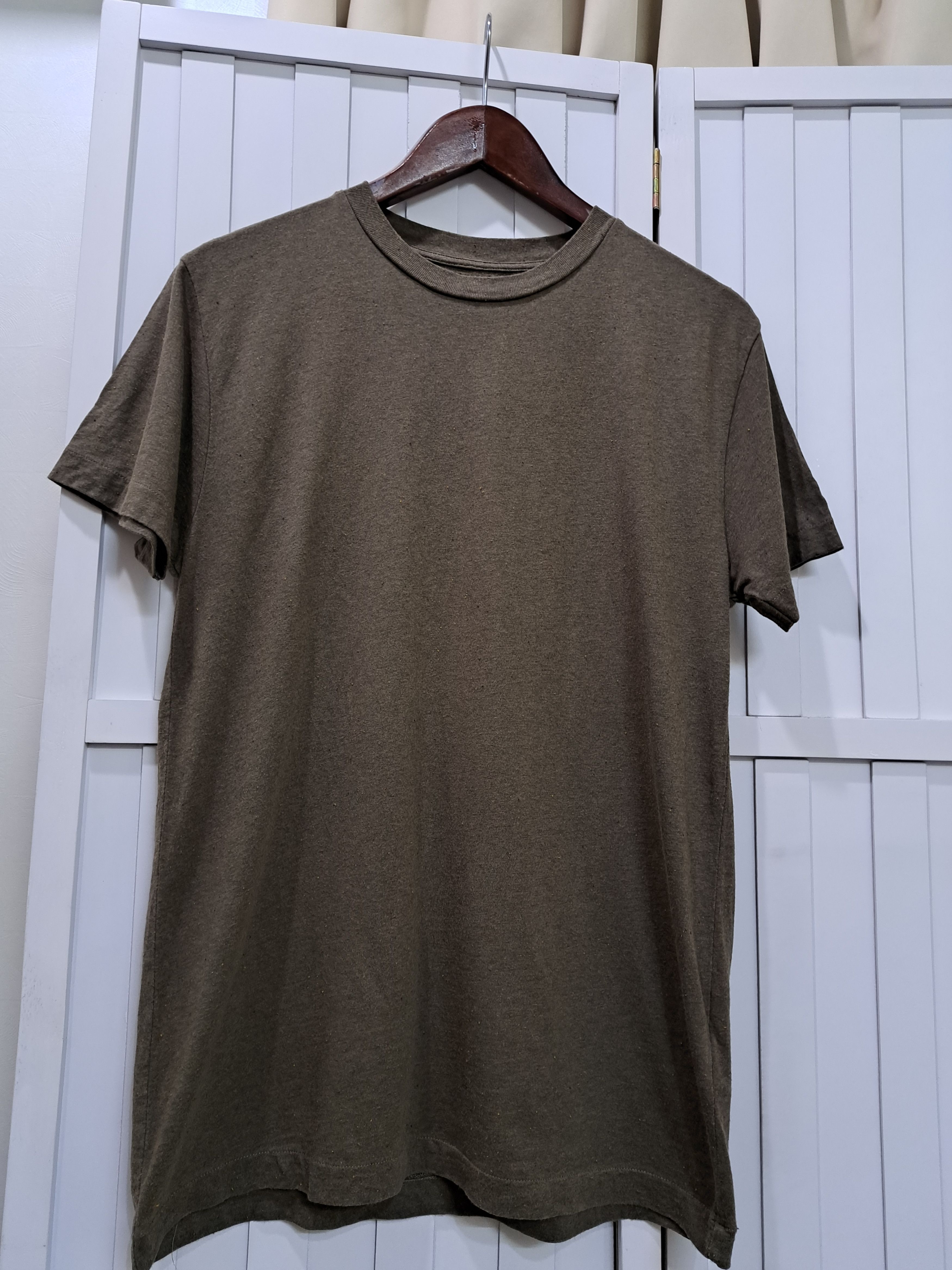 Our Legacy Our Legacy Shirt Olive Textured T-Shirt Size US S / EU 44-46 / 1 - 1 Thumbnail
