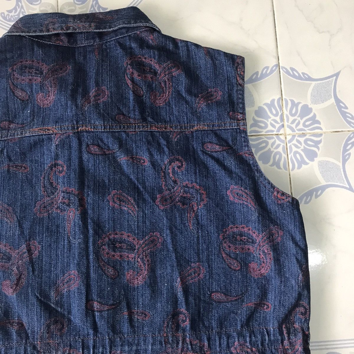 Art Comes First Paisley Printed Vest Size US L / EU 52-54 / 3 - 10 Thumbnail