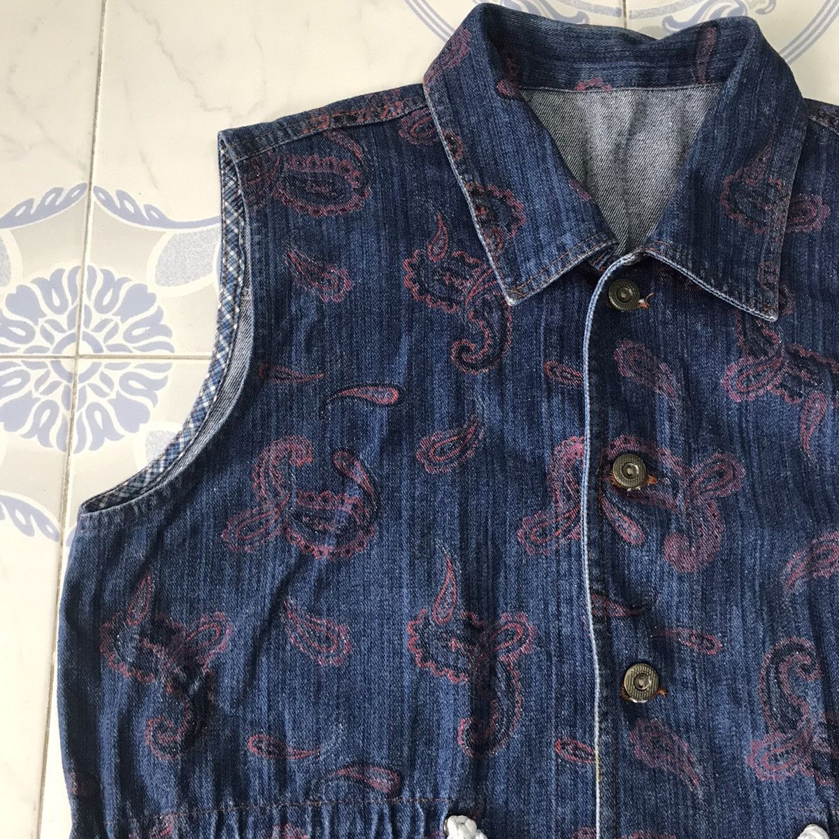 Art Comes First Paisley Printed Vest Size US L / EU 52-54 / 3 - 6 Thumbnail