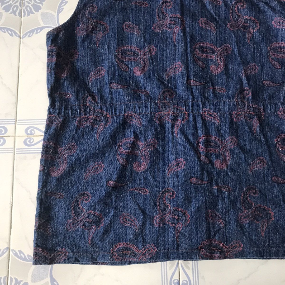 Art Comes First Paisley Printed Vest Size US L / EU 52-54 / 3 - 8 Thumbnail