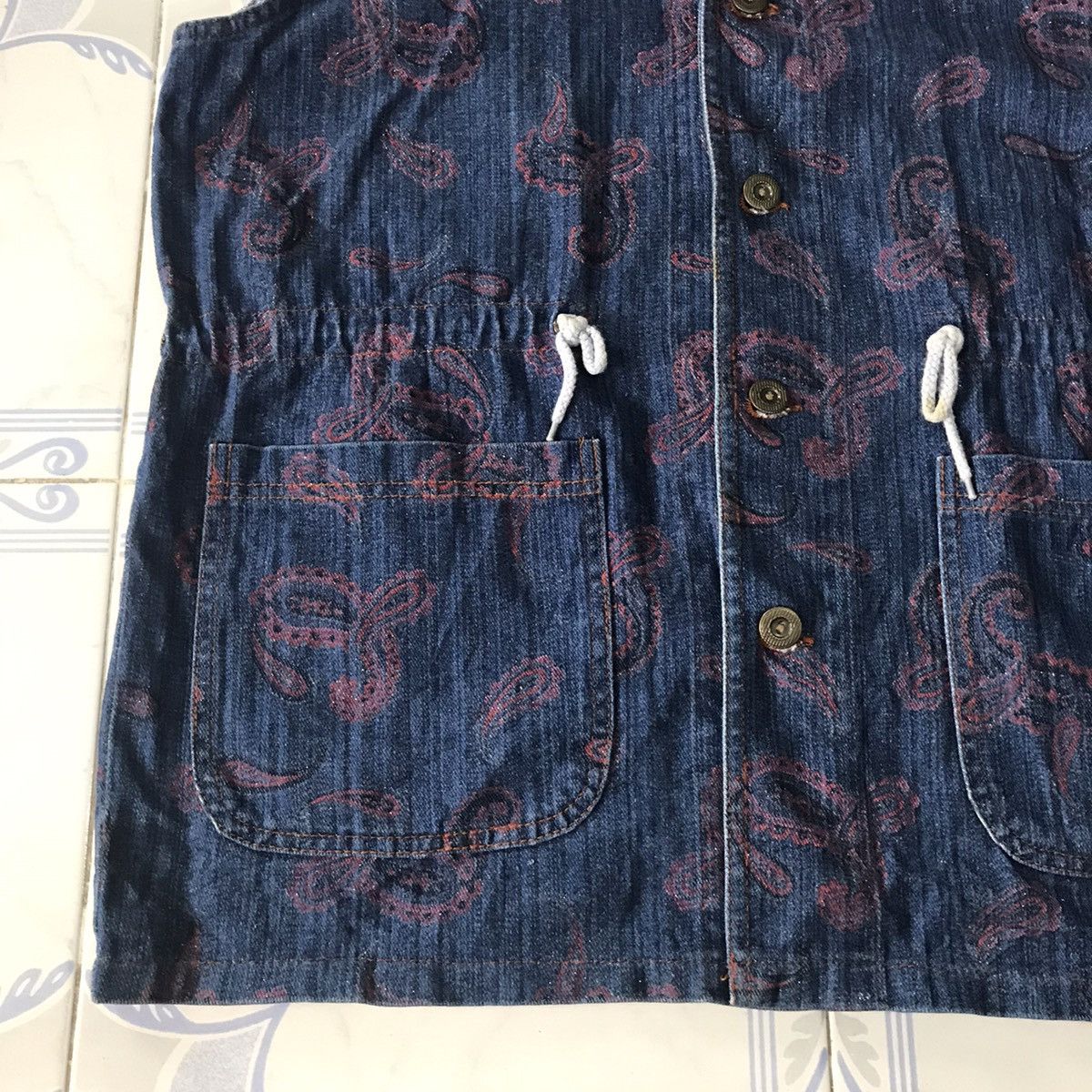 Art Comes First Paisley Printed Vest Size US L / EU 52-54 / 3 - 3 Thumbnail