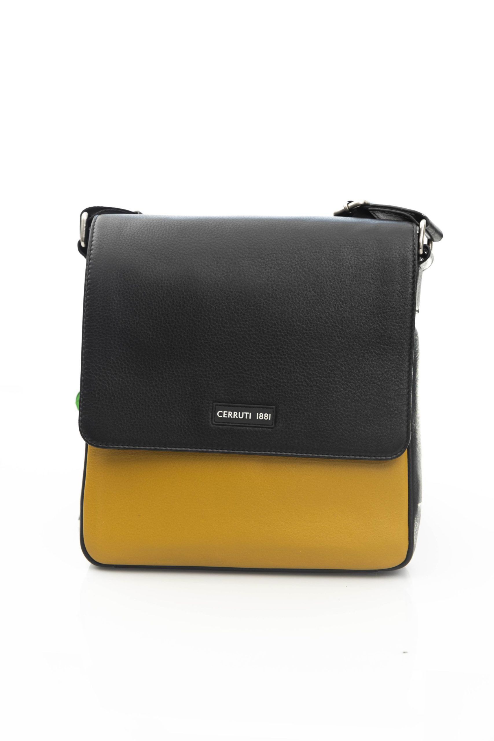 Cerruti 1881 Cerruti 1881 Yellow Leather Messenger Bag Grailed