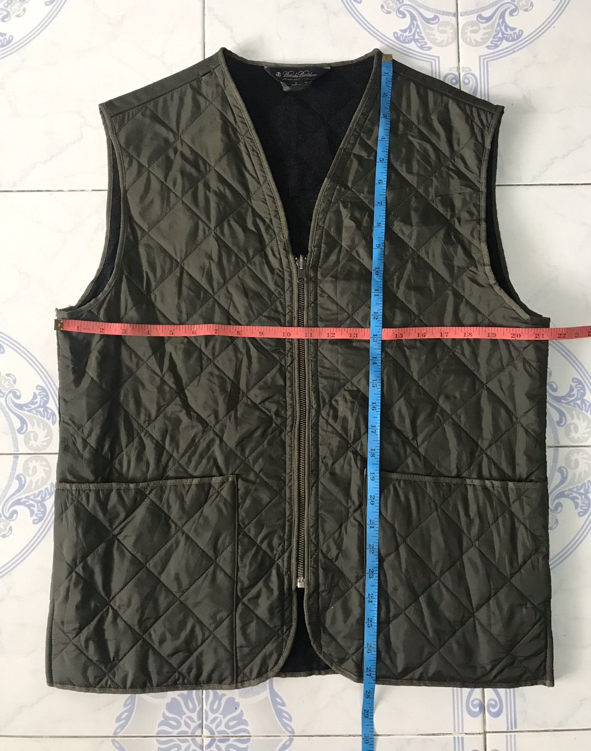 Brooks Brothers Brooks Brothers Quilted Vest Reversible Like Size US S / EU 44-46 / 1 - 5 Thumbnail